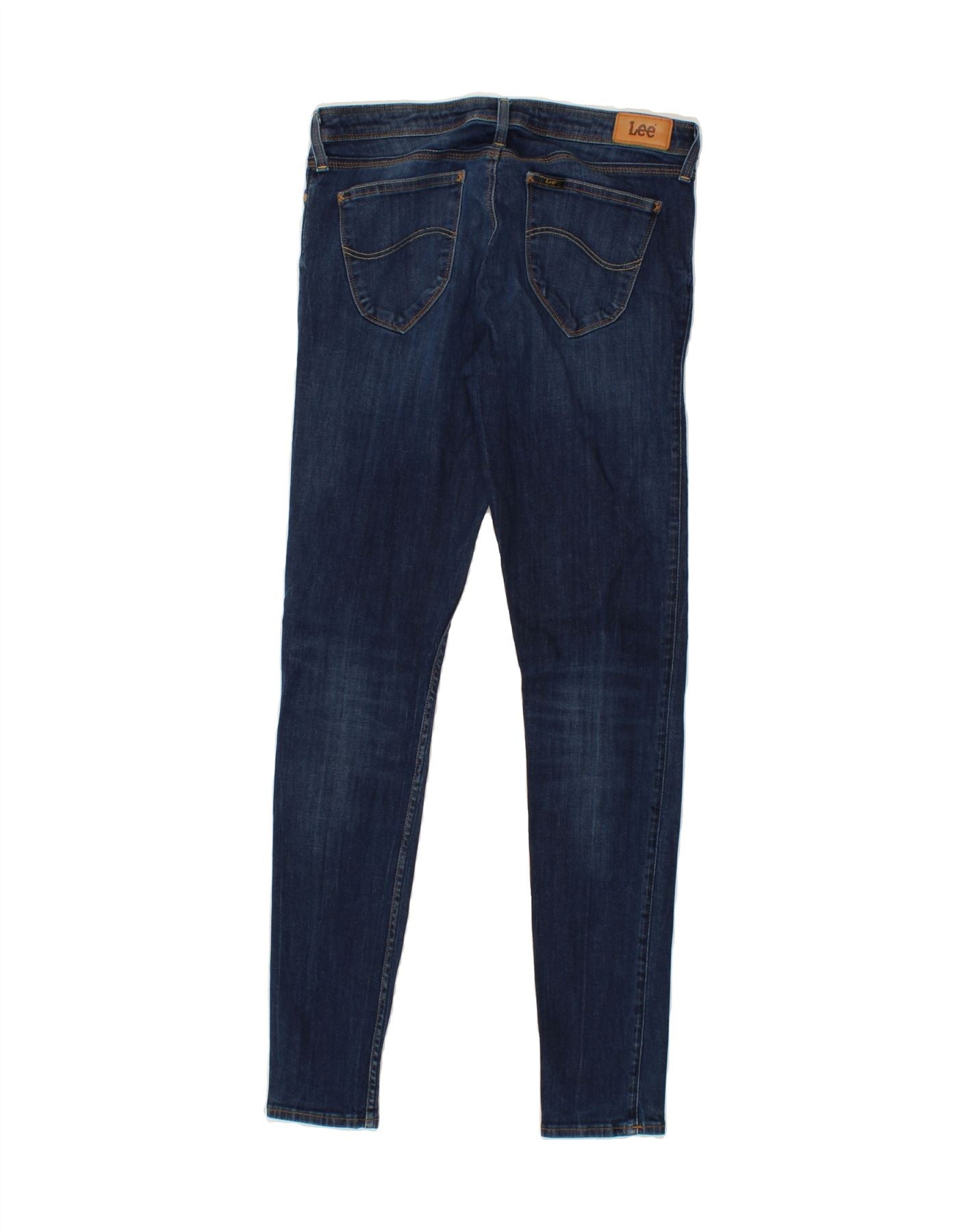 LEE Womens Toxey Skinny Jeans W31 L33  Navy Blue Cotton Vintage Lee and Second-Hand Lee from Messina Hembry
