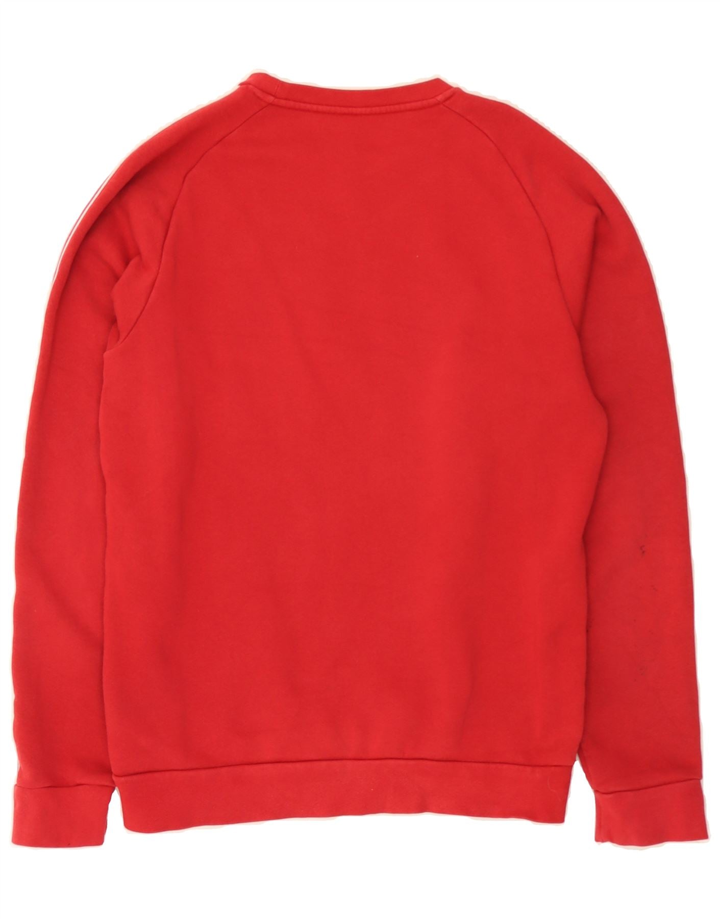 ADIDAS Mens Sweatshirt Jumper Medium Red Cotton Vintage Adidas and Second-Hand Adidas from Messina Hembry