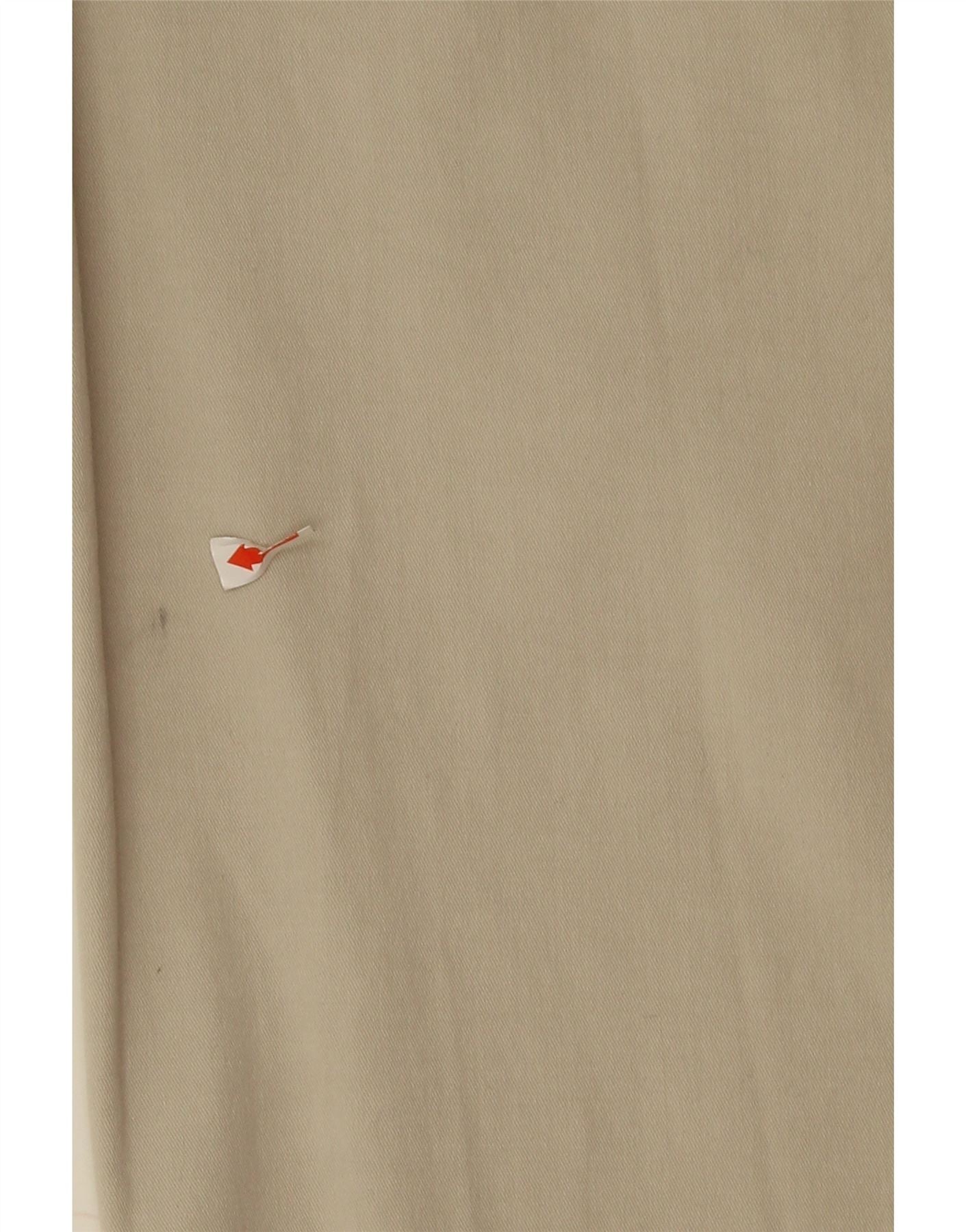 DOCKERS Womens Straight Casual Trousers US 12 Large W32 L30 Beige Cotton Vintage Dockers and Second-Hand Dockers from Messina Hembry