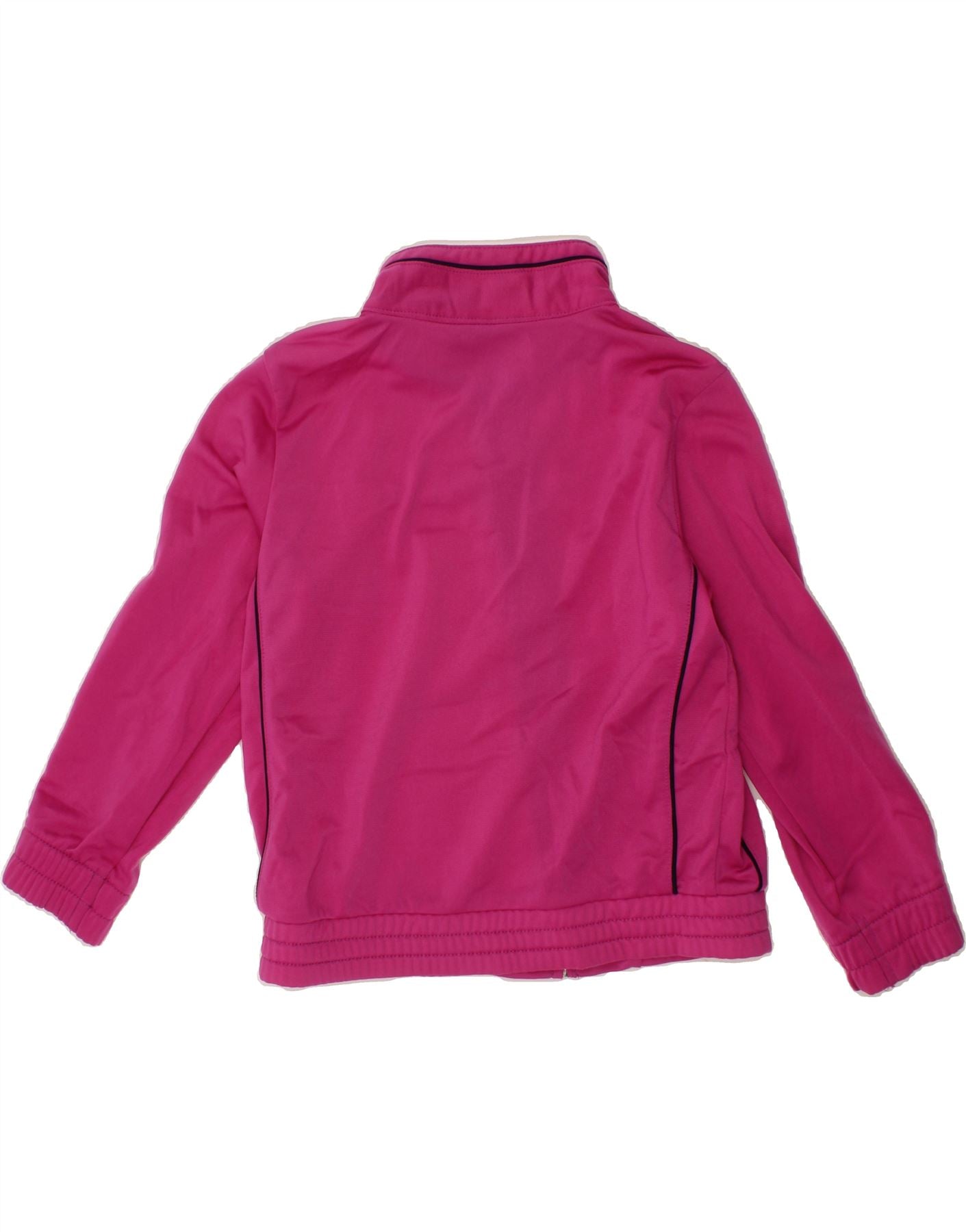 CHAMPION Girls Graphic Tracksuit Top Jacket 3-4 Years 2XS Pink Polyester Vintage Champion and Second-Hand Champion from Messina Hembry