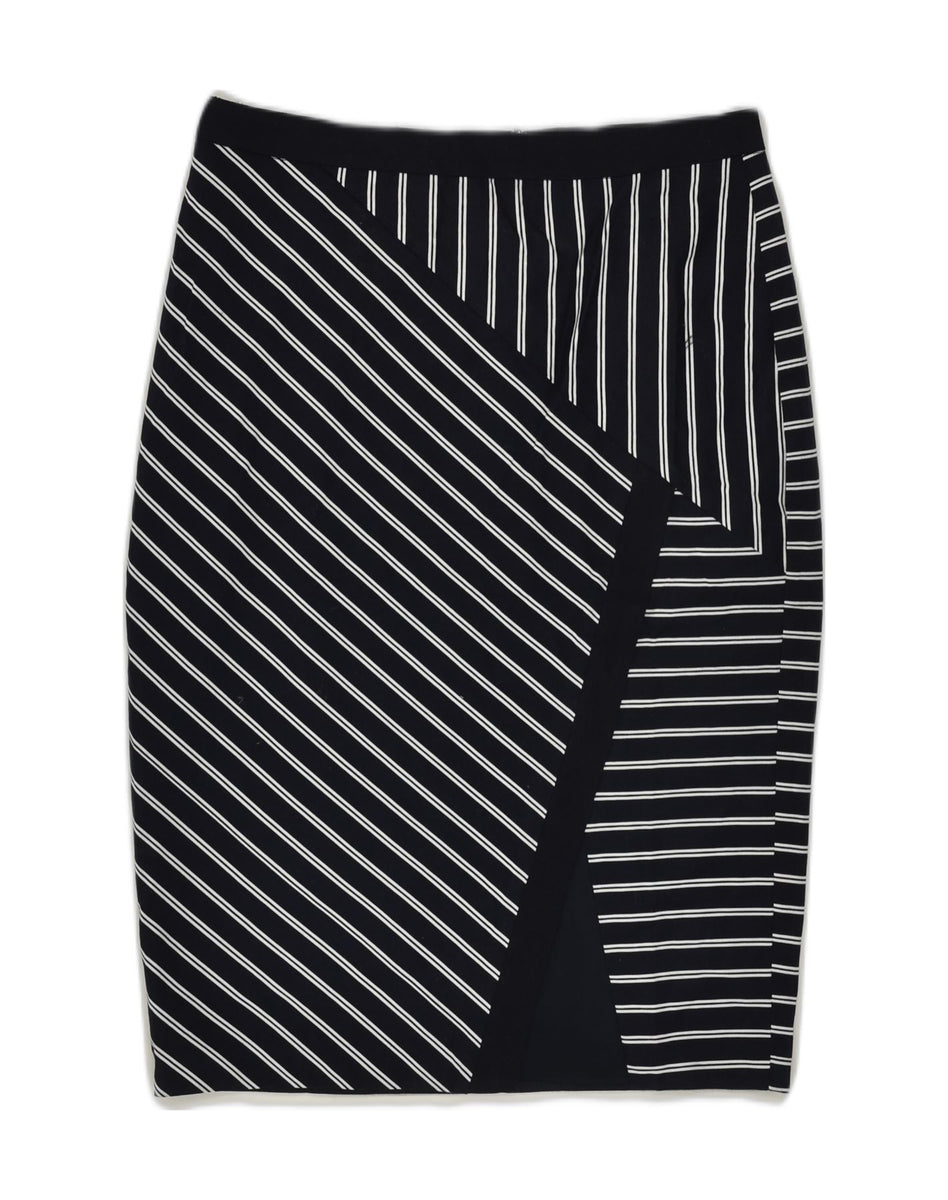 Striped mini pencil clearance skirt