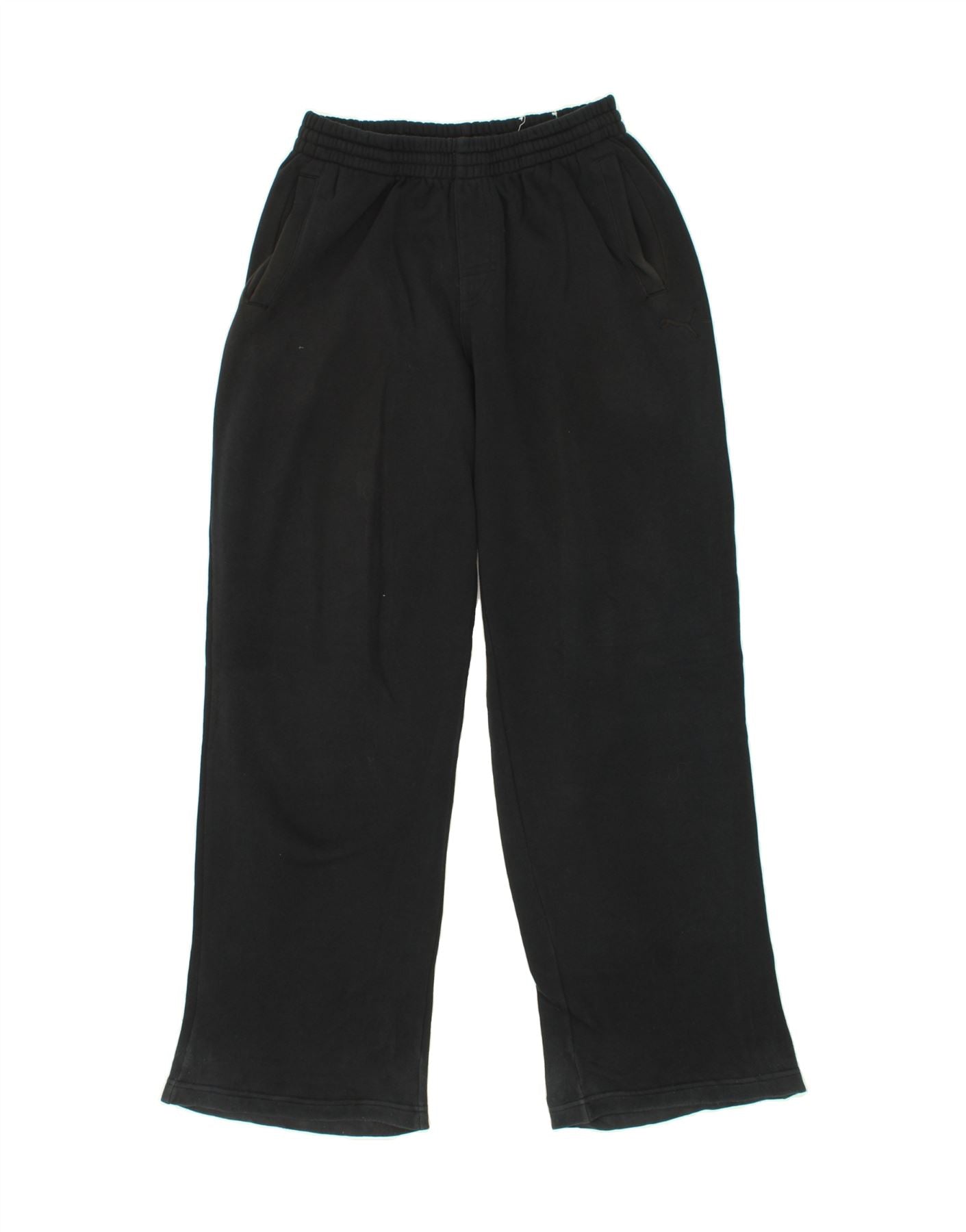 PUMA Womens Tracksuit Trousers UK 12 Medium Black Cotton Vintage Puma and Second-Hand Puma from Messina Hembry