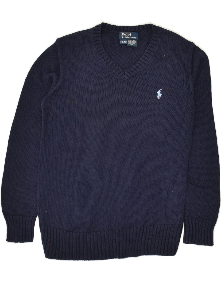 Ralph lauren jumper navy best sale