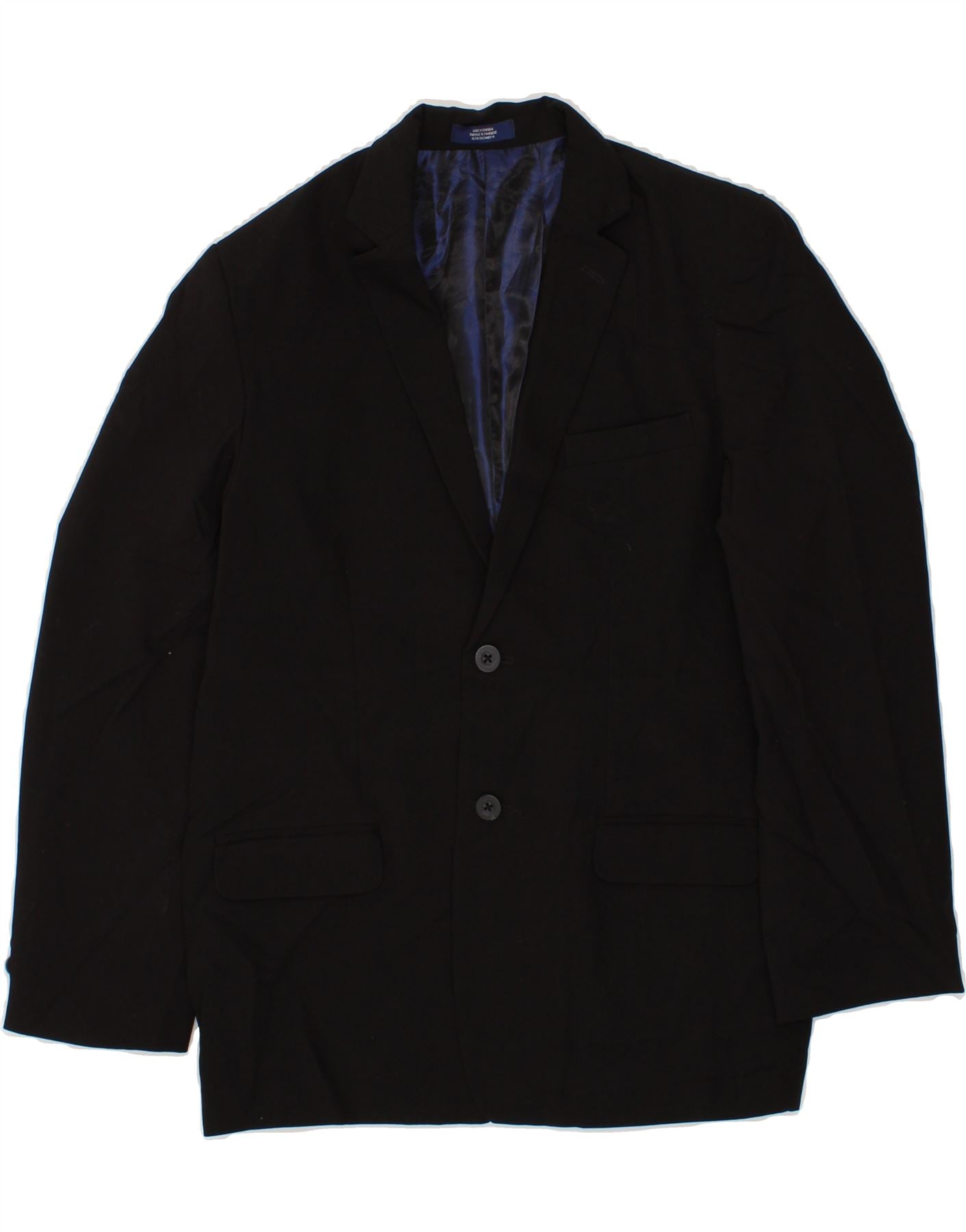 IZOD Boys 2 Button Blazer Jacket 15-16 Years Black Polyester Vintage Izod and Second-Hand Izod from Messina Hembry