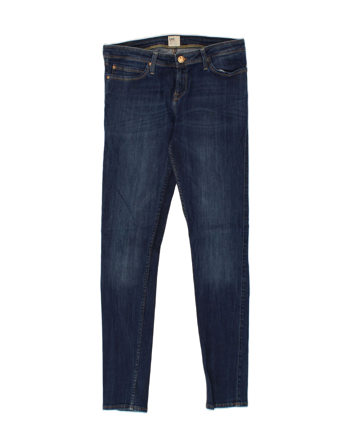 LEE Womens Toxey Skinny Jeans W31 L33  Navy Blue Cotton Vintage Lee and Second-Hand Lee from Messina Hembry