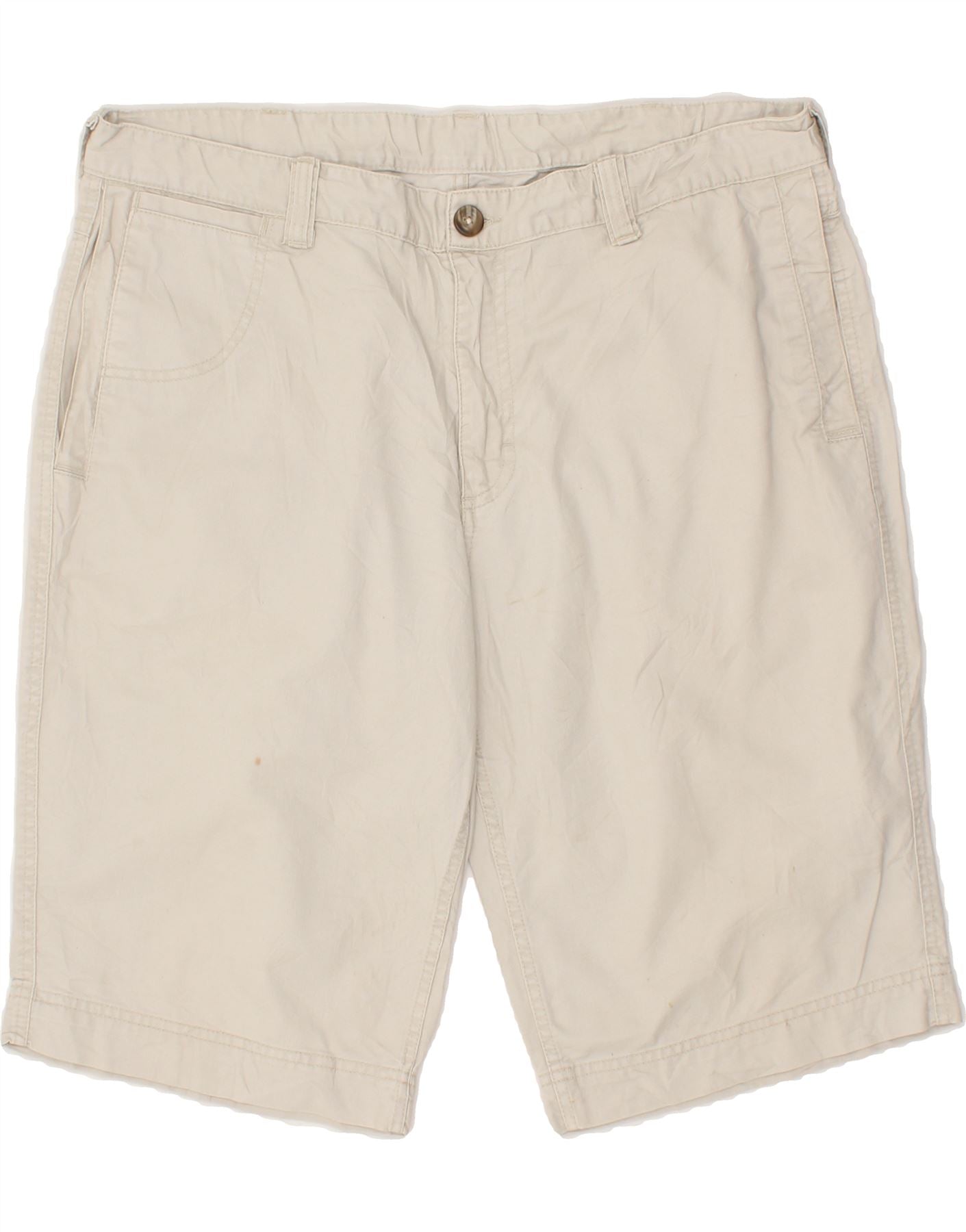 WRANGLER Mens Chino Shorts W36 Large Beige Cotton Vintage Wrangler and Second-Hand Wrangler from Messina Hembry