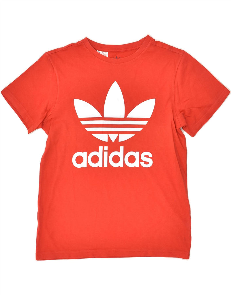 ADIDAS Boys Graphic T-Shirt Top 11-12 Years Red Cotton | Vintage Adidas | Thrift | Second-Hand Adidas | Used Clothing | Messina Hembry 