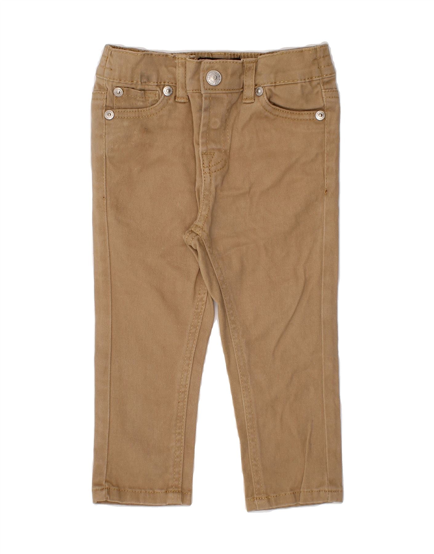 7 FOR ALL MANKIND Baby Boys Straight Jeans 12-18 Months W20 L11 Beige Vintage 7 For All Mankind and Second-Hand 7 For All Mankind from Messina Hembry