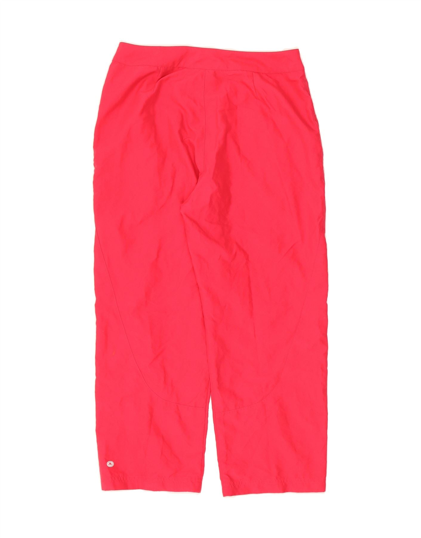 ELLESSE Womens Straight Casual Trousers UK 10 Small W28 L24 Pink Nylon Vintage Ellesse and Second-Hand Ellesse from Messina Hembry