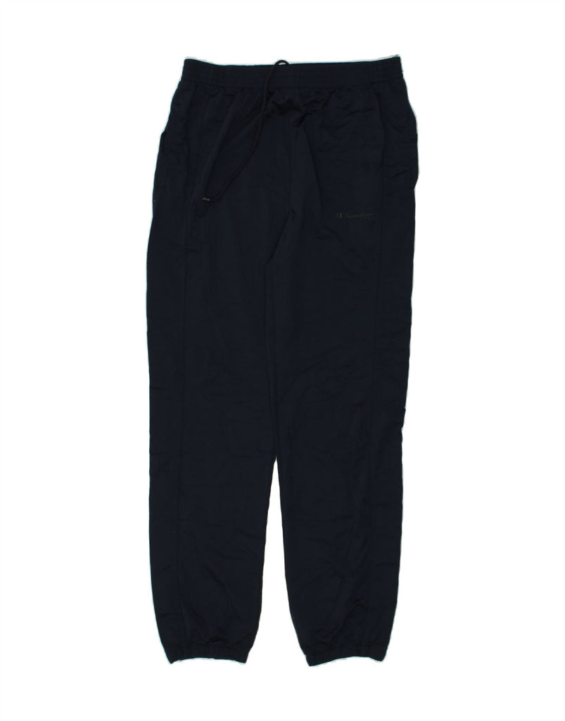 CHAMPION Mens Tracksuit Trousers Joggers Large Navy Blue | Vintage Champion | Thrift | Second-Hand Champion | Used Clothing | Messina Hembry 