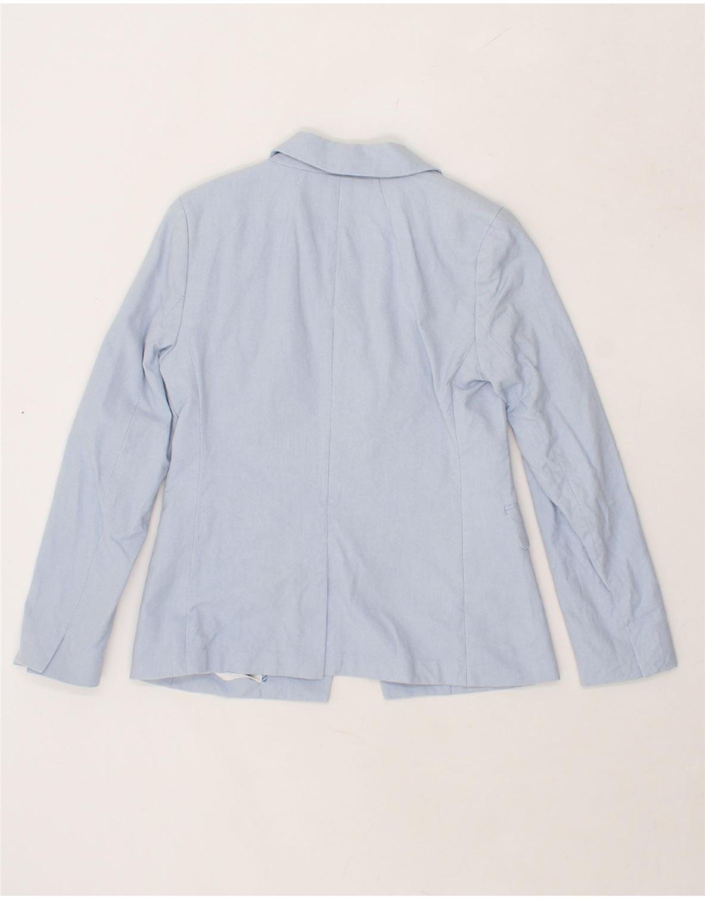 J. CREW Womens 1 Button Blazer Jacket US 2 XS Blue Cotton Vintage J. Crew and Second-Hand J. Crew from Messina Hembry