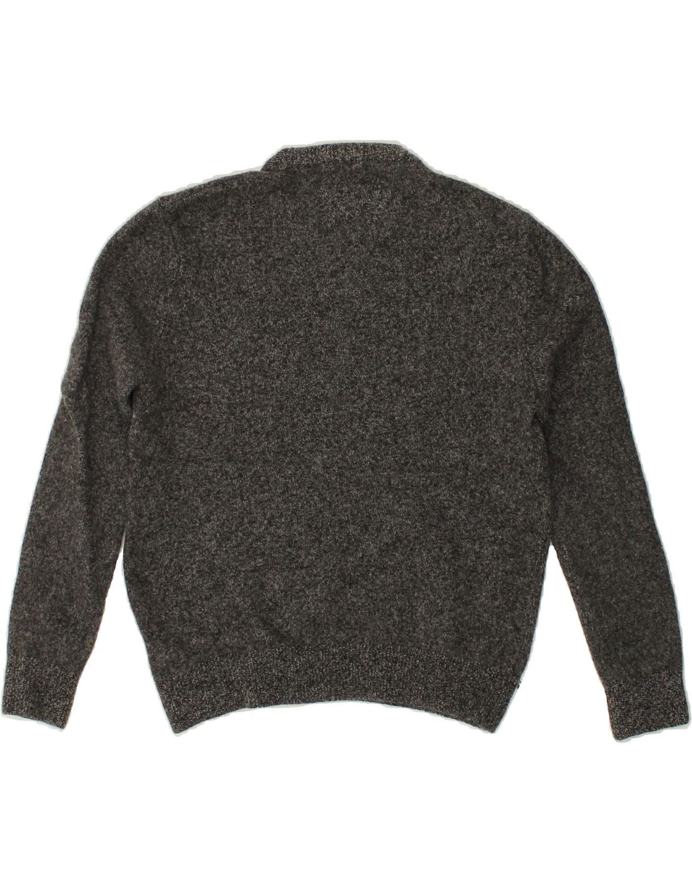 JACK WILLS Womens Crew Neck Jumper Sweater UK 14 Medium Grey Merino Wool Vintage Jack Wills and Second-Hand Jack Wills from Messina Hembry