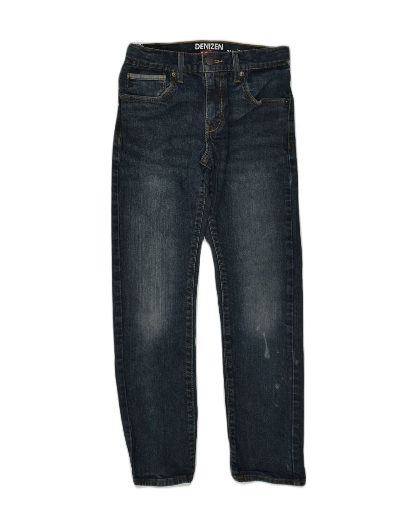 DENIZEN BY LEVI'S Boys 216 Skinny Jeans 11-12 Years W26 L26 Navy Blue | Vintage Denizen By Levi's | Thrift | Second-Hand Denizen By Levi's | Used Clothing | Messina Hembry