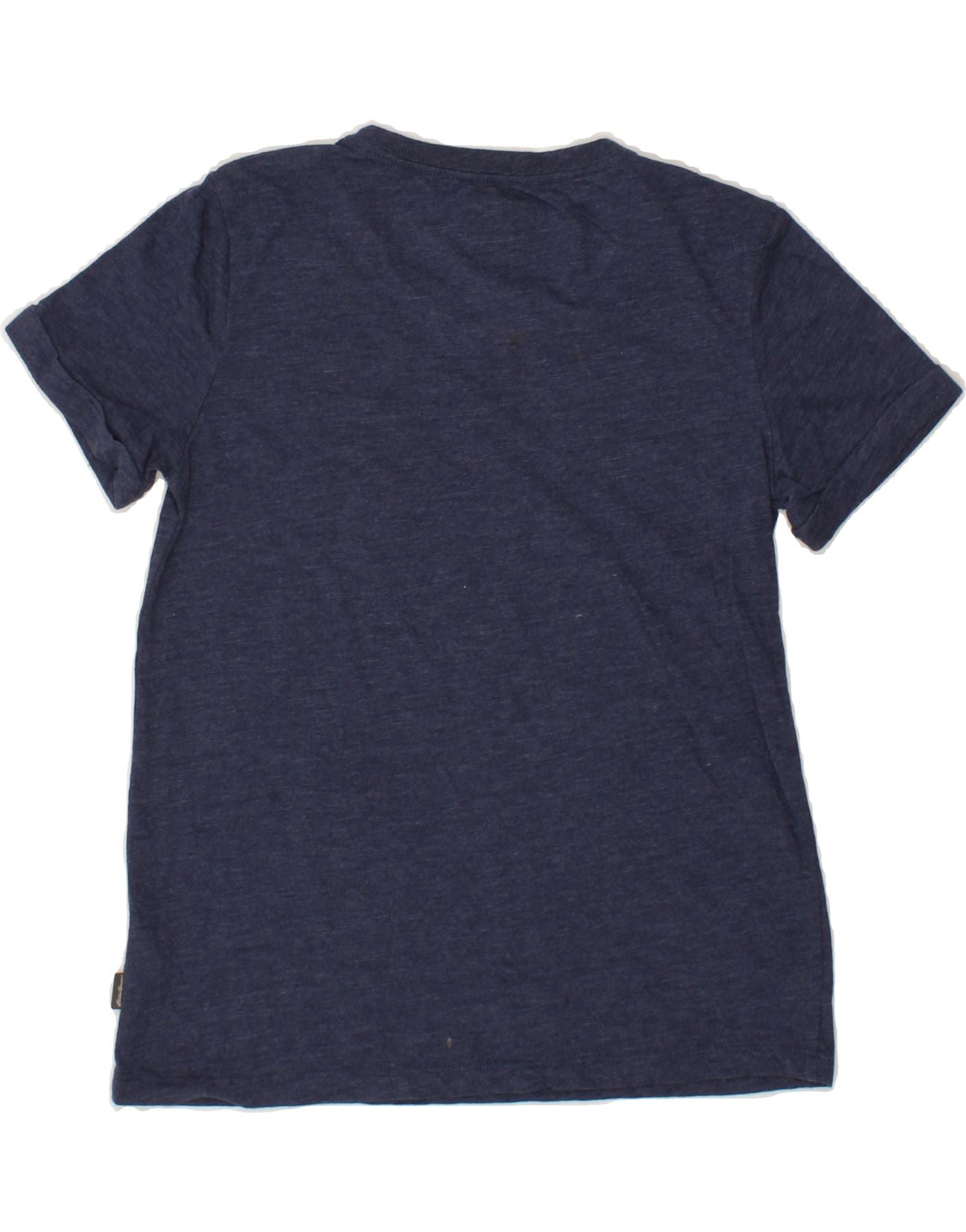 EDDIE BAUER Boys T-Shirt Top 14-15 Years Large  Navy Blue Flecked Vintage Eddie Bauer and Second-Hand Eddie Bauer from Messina Hembry