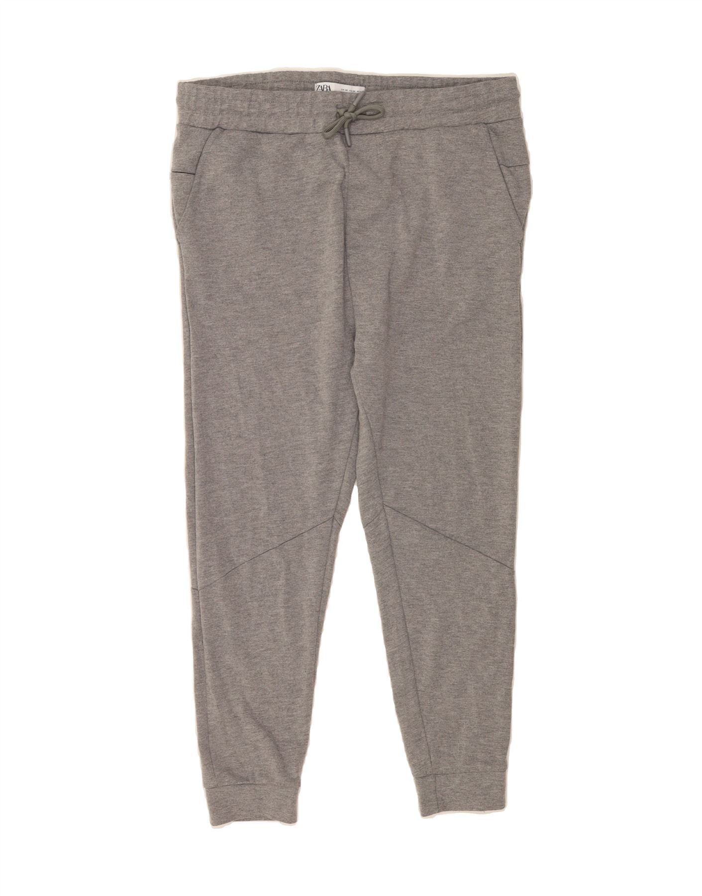 ZARA Mens Tracksuit Trousers Joggers Medium  Grey Vintage Zara and Second-Hand Zara from Messina Hembry