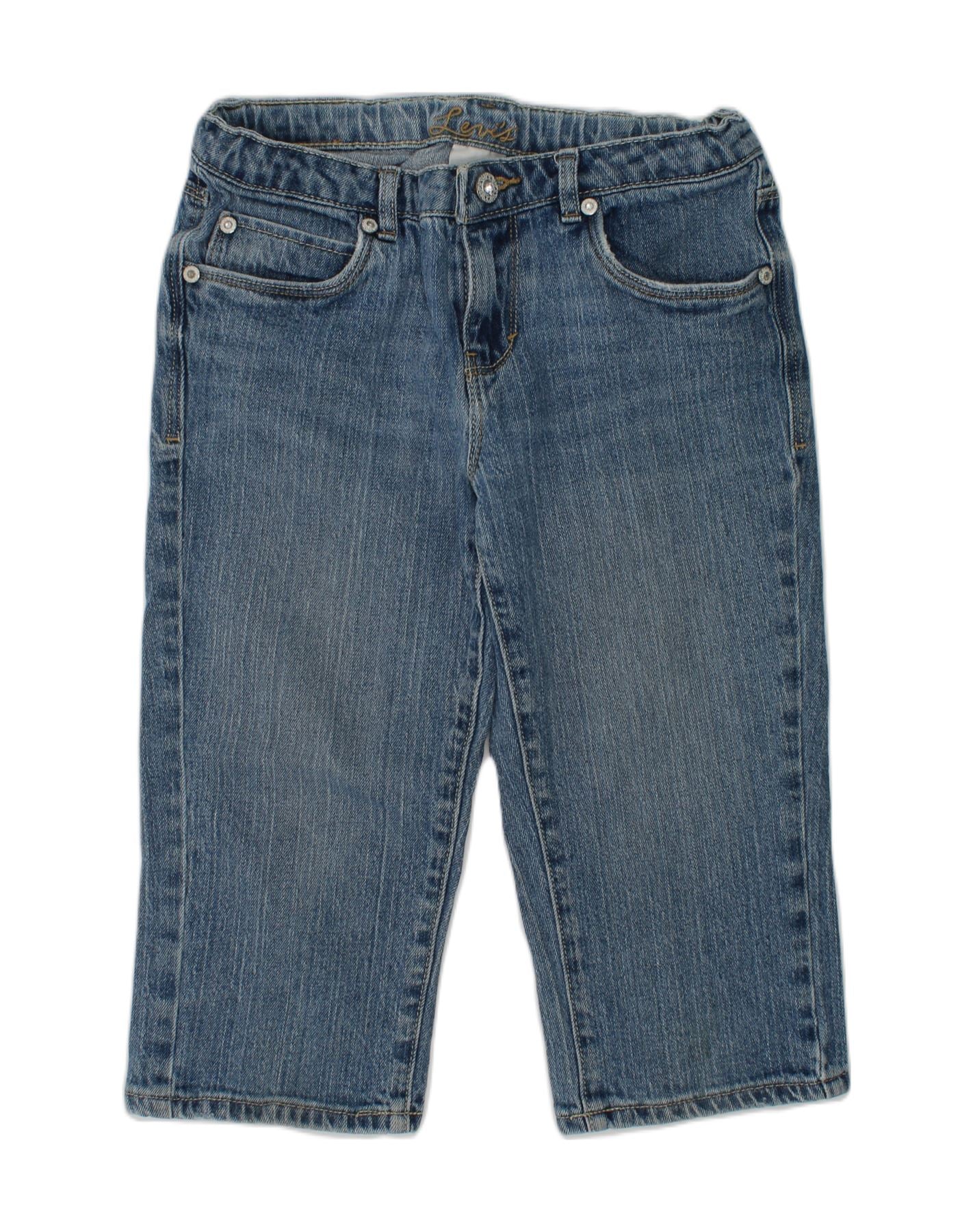 LEVI'S Girls Tapered Jeans 13-14 Years W26 L14 Blue Cotton | Vintage Levi's | Thrift | Second-Hand Levi's | Used Clothing | Messina Hembry