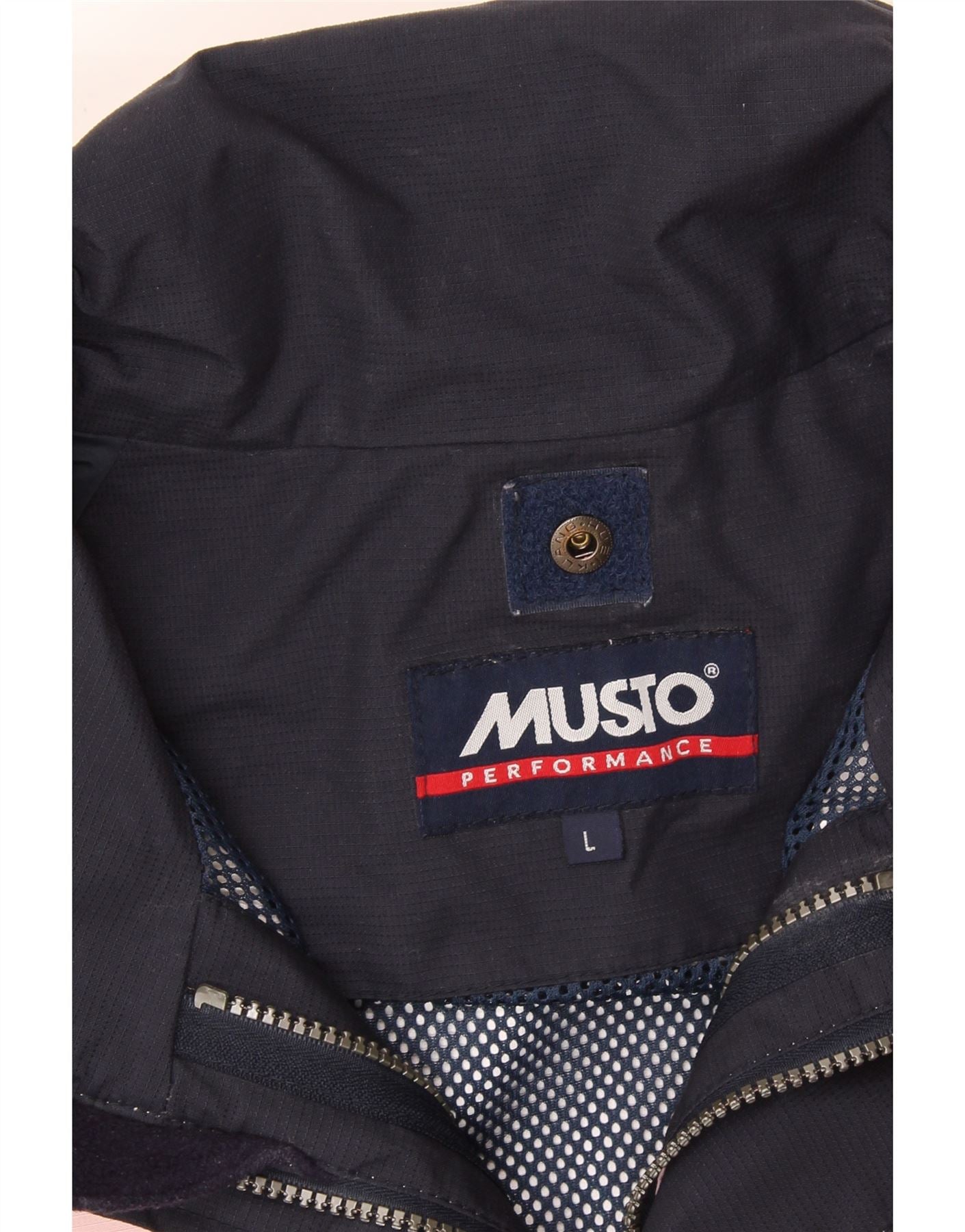 MUSTO Mens Hooded Windbreaker Jacket UK 40 Large Pink Nylon Vintage Musto and Second-Hand Musto from Messina Hembry
