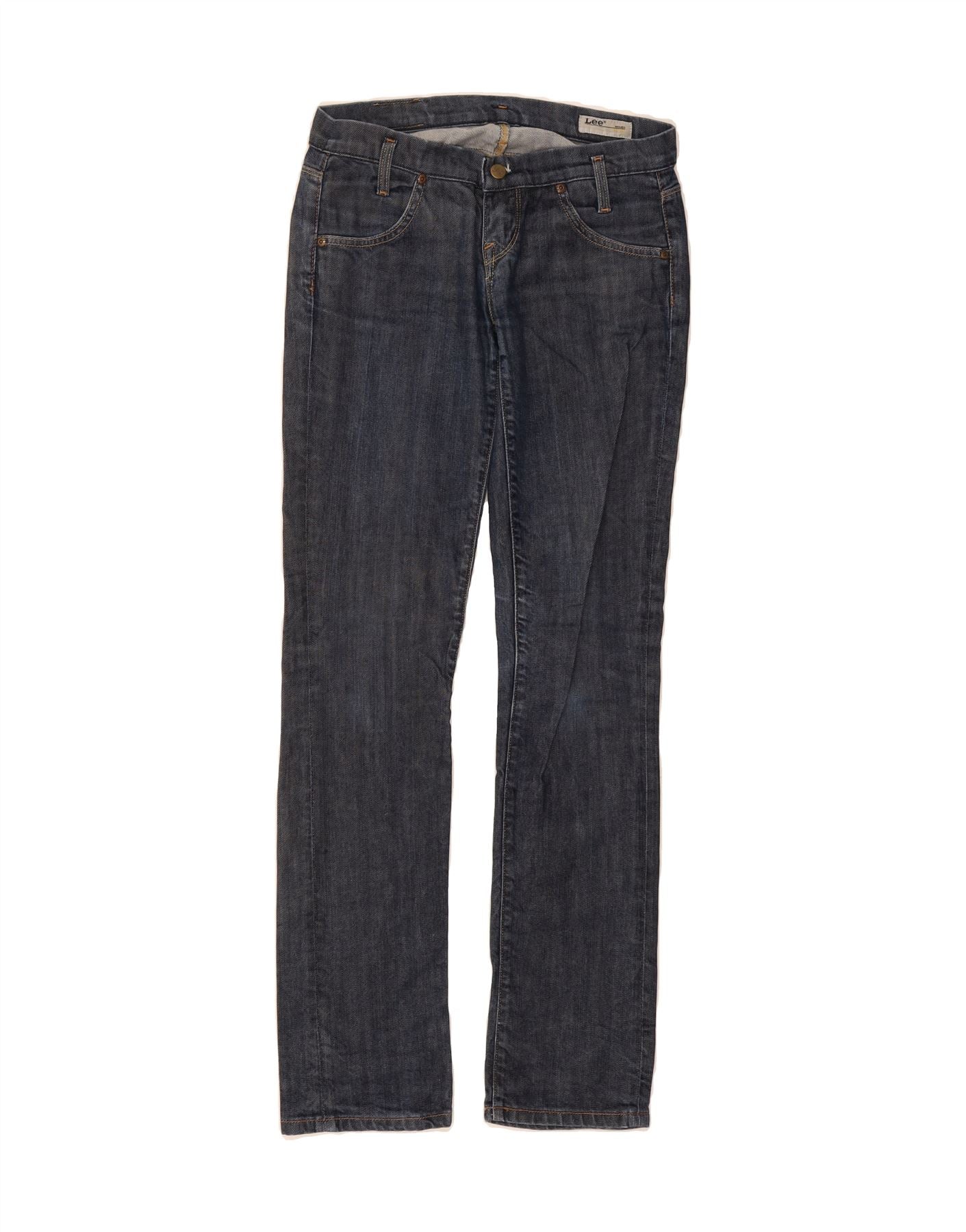 LEE Womens Lynn Straight Jeans W28 L35 Blue Cotton Vintage Lee and Second-Hand Lee from Messina Hembry