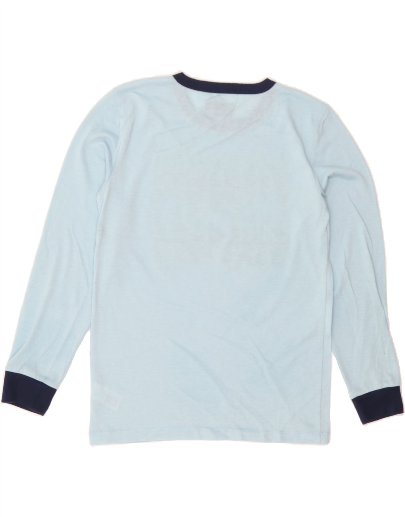 EDDIE BAUER Boys Graphic Top Long Sleeve 10-11 Years Medium  Blue Vintage Eddie Bauer and Second-Hand Eddie Bauer from Messina Hembry