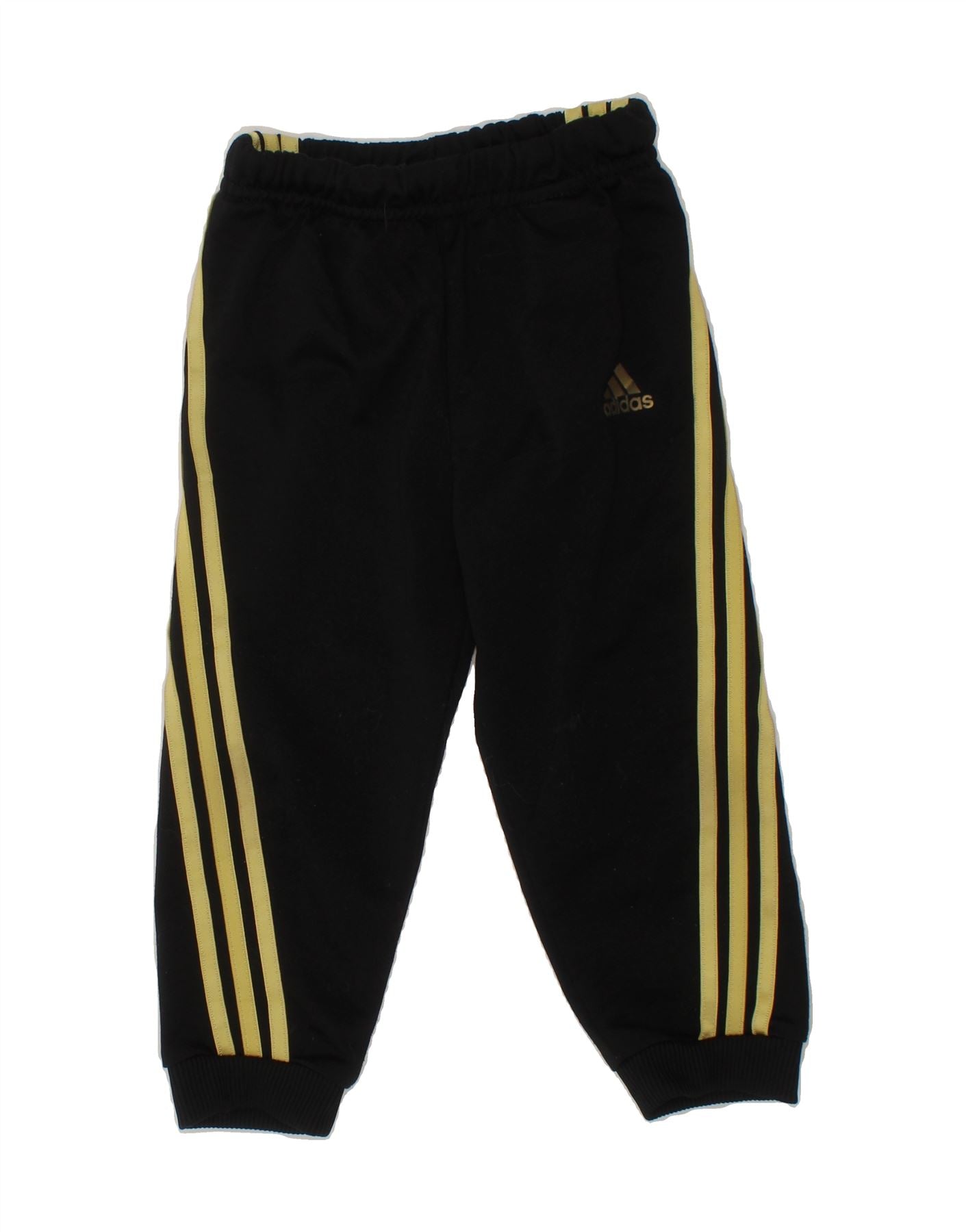 ADIDAS Baby Boys Joggers Tracksuit Trousers 12-18 Months Black Polyester Vintage Adidas and Second-Hand Adidas from Messina Hembry