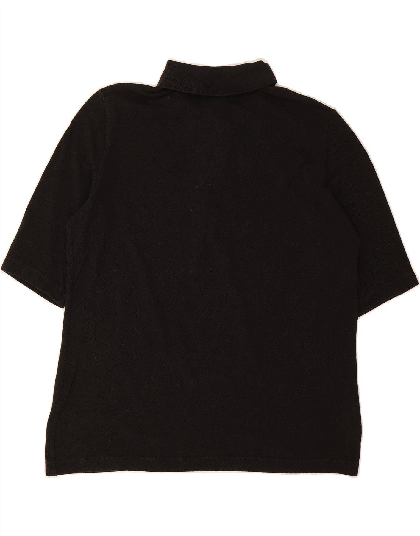 LACOSTE Womens Polo Shirt Size 48 XL Black Cotton Vintage Lacoste and Second-Hand Lacoste from Messina Hembry