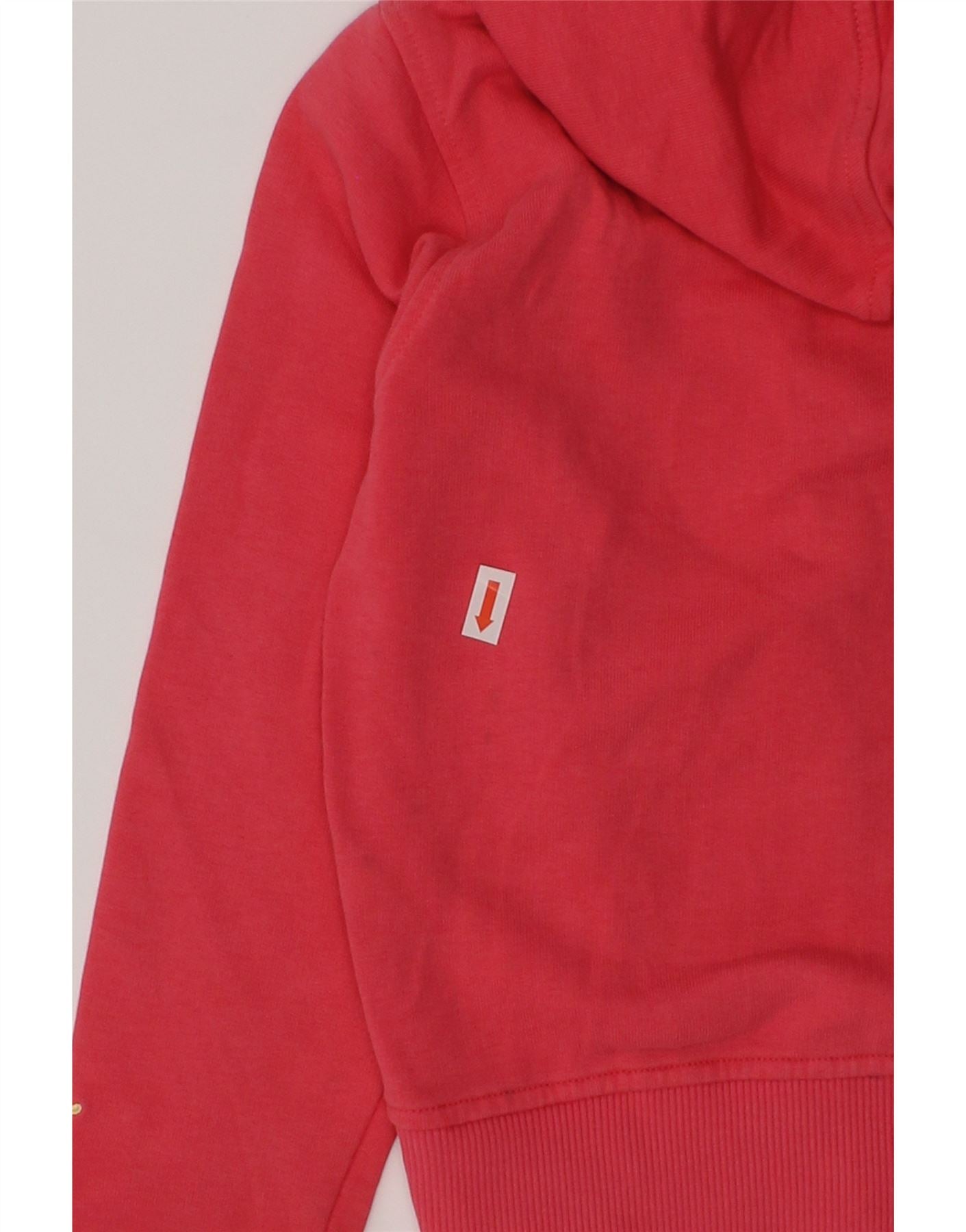 PUMA Baby Girls Graphic Zip Hoodie Sweater 18-24 Months Pink Cotton | Vintage Puma | Thrift | Second-Hand Puma | Used Clothing | Messina Hembry