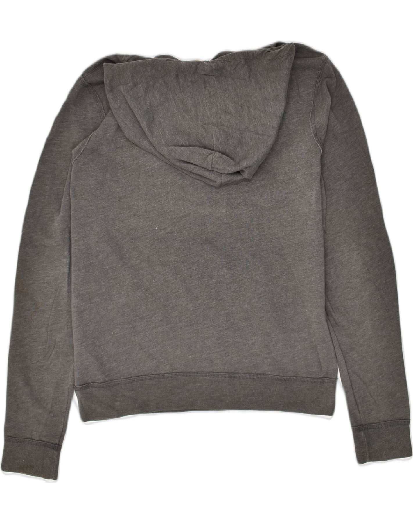 HOLLISTER Mens Graphic Hoodie Jumper Medium Grey Cotton | Vintage Hollister | Thrift | Second-Hand Hollister | Used Clothing | Messina Hembry