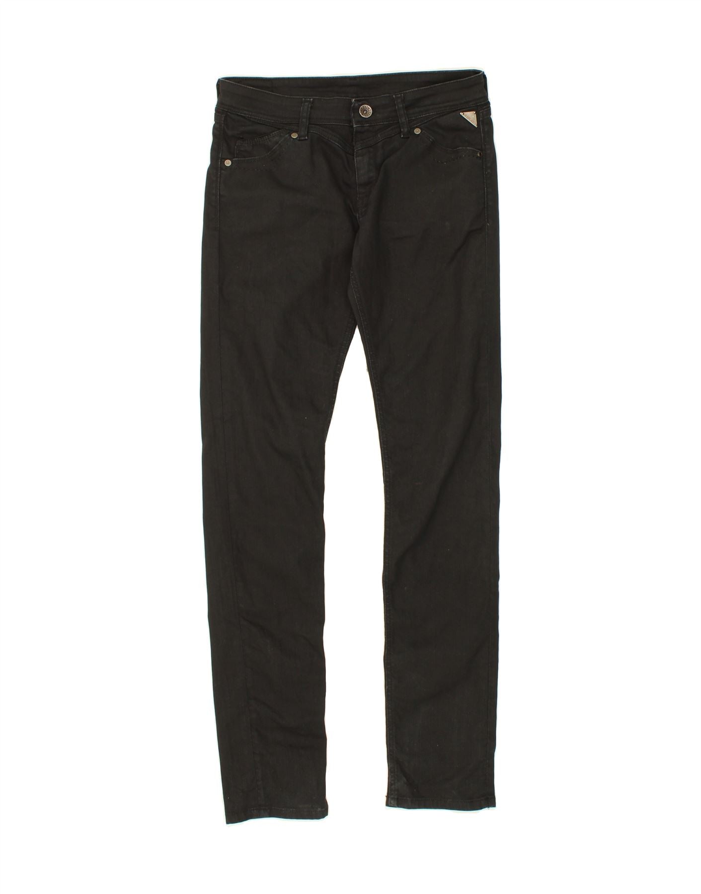 REPLAY Womens Skinny Jeans W32 L34 Black Cotton Vintage Replay and Second-Hand Replay from Messina Hembry