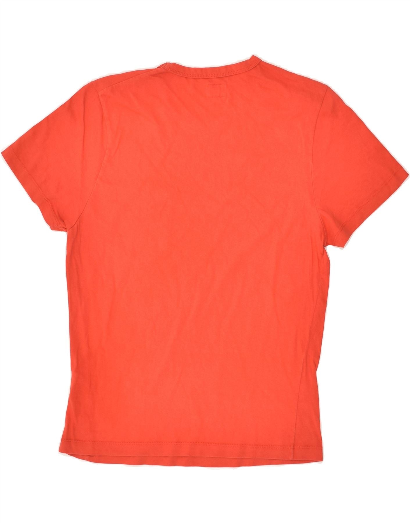 CALVIN KLEIN Girls Graphic T-Shirt Top 14-15 Years XL Orange Cotton | Vintage Calvin Klein | Thrift | Second-Hand Calvin Klein | Used Clothing | Messina Hembry