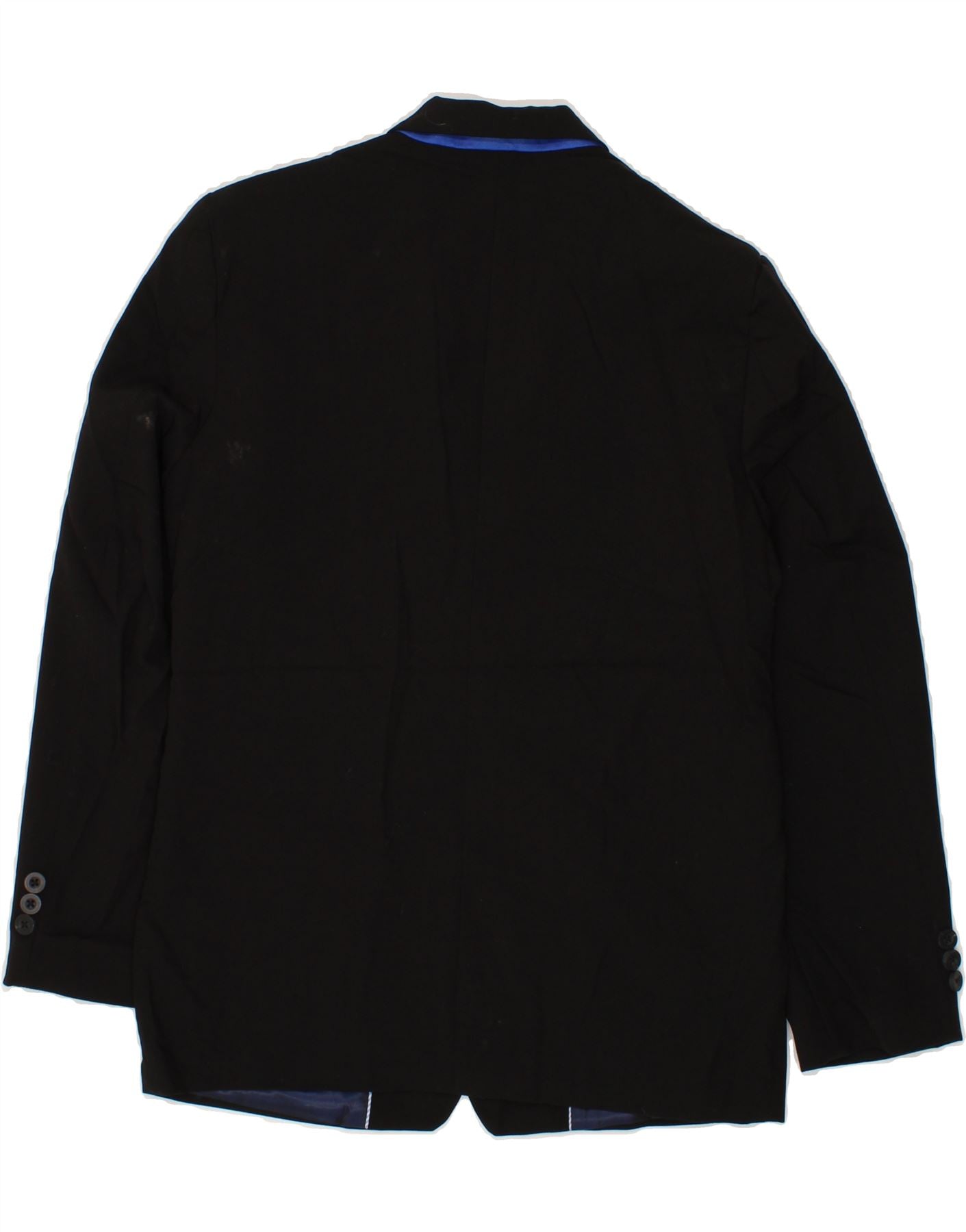 IZOD Boys 2 Button Blazer Jacket 15-16 Years Black Polyester Vintage Izod and Second-Hand Izod from Messina Hembry