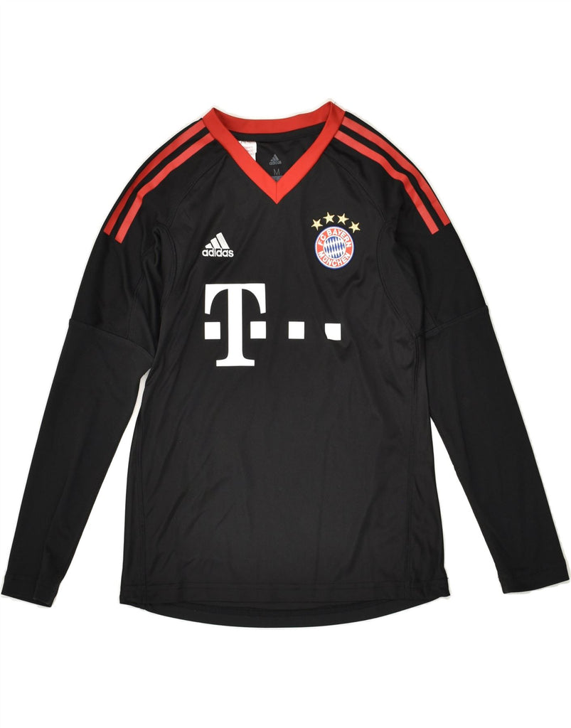 ADIDAS Boys FC Bayern Munchen Graphic Top Long Sleeve 11-12 Years  Black | Vintage Adidas | Thrift | Second-Hand Adidas | Used Clothing | Messina Hembry 