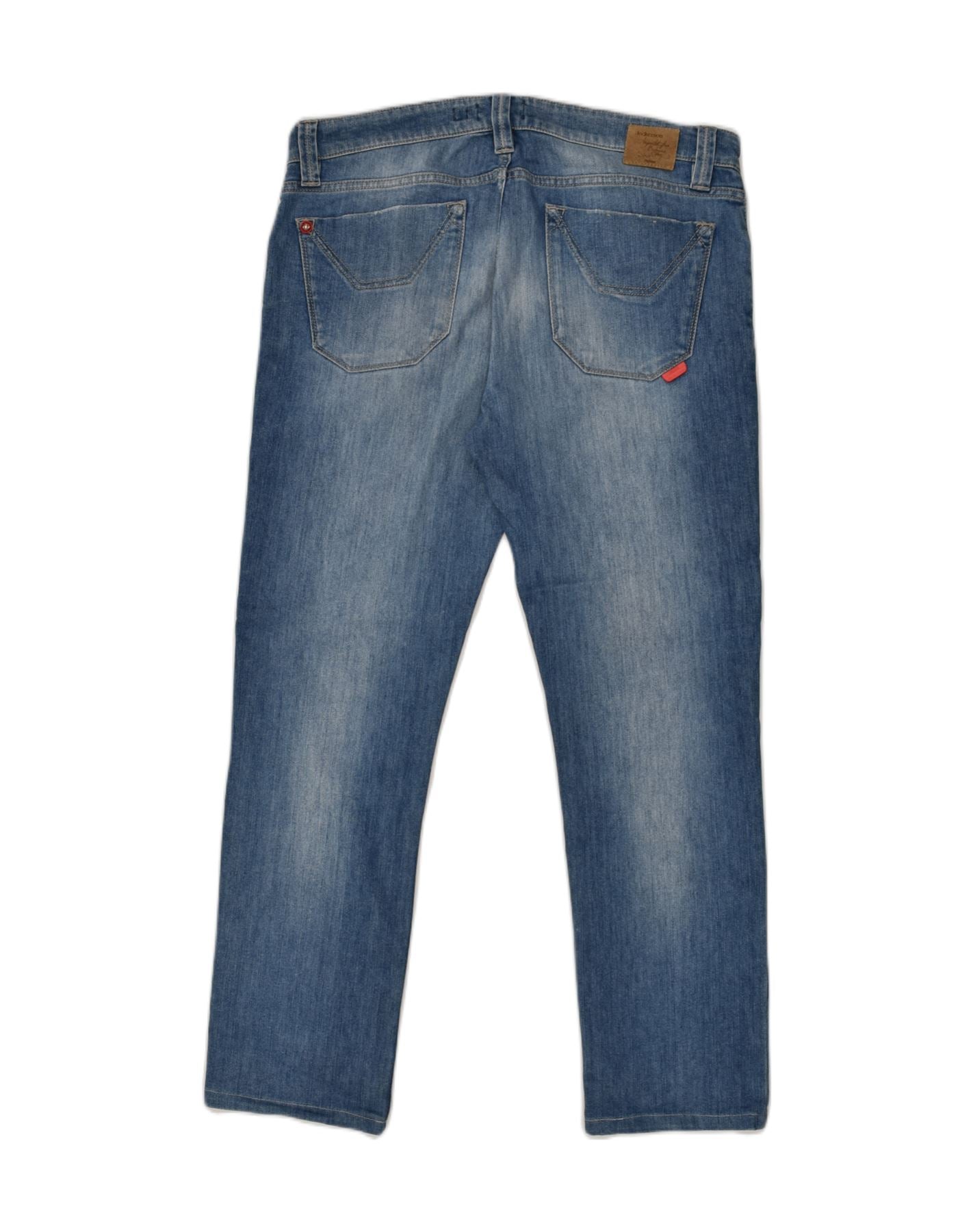 JECKERSON Mens Straight Jeans W34 L28  Blue Cotton | Vintage Jeckerson | Thrift | Second-Hand Jeckerson | Used Clothing | Messina Hembry