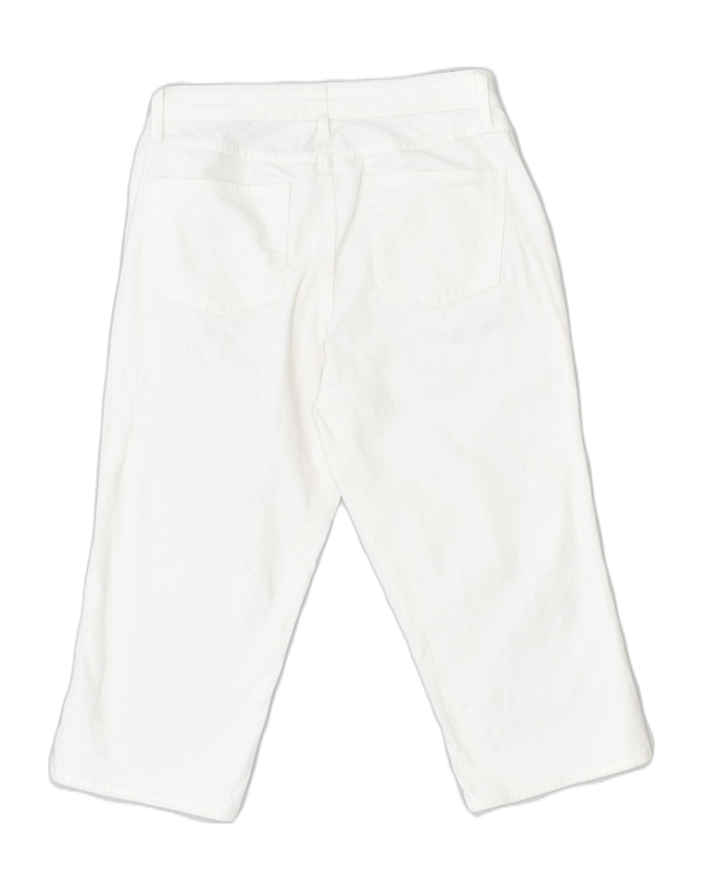 LEE Mens Mid Rise Capri Trousers US 6 Medium W28 L18 White Cotton | Vintage Lee | Thrift | Second-Hand Lee | Used Clothing | Messina Hembry