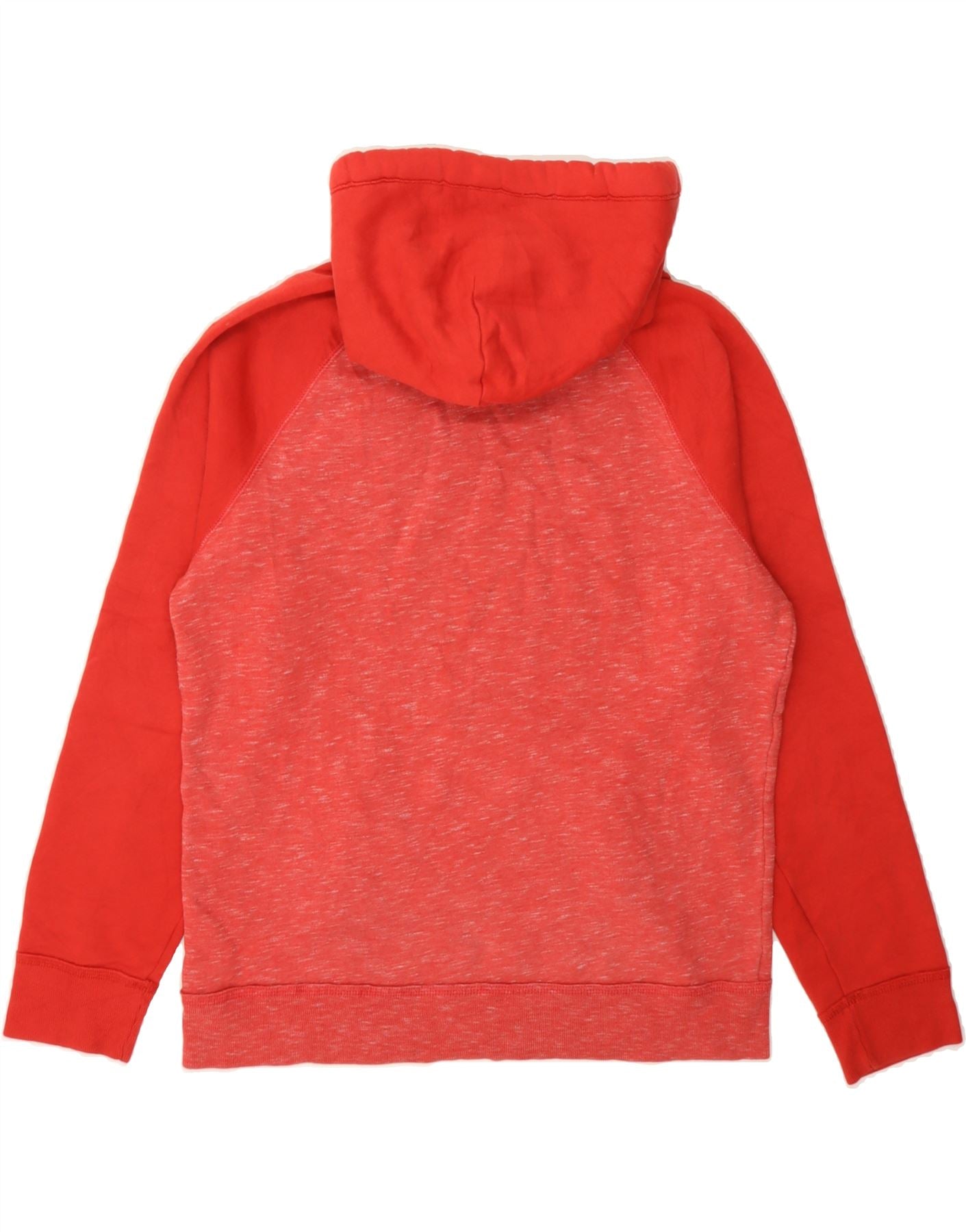 HOLLISTER Mens Graphic Hoodie Jumper Small Red Flecked Cotton Vintage Hollister and Second-Hand Hollister from Messina Hembry