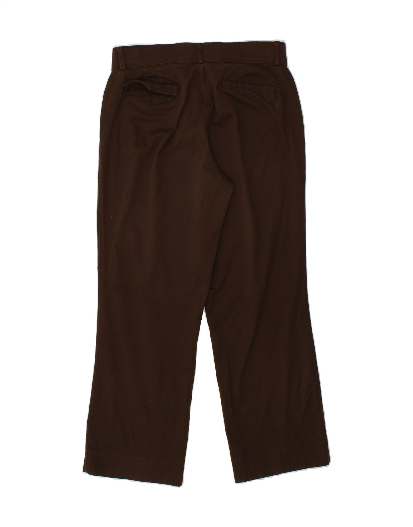 DOCKERS Womens Straight Casual Trousers US 6 Medium W32 L29 Brown Cotton Vintage Dockers and Second-Hand Dockers from Messina Hembry