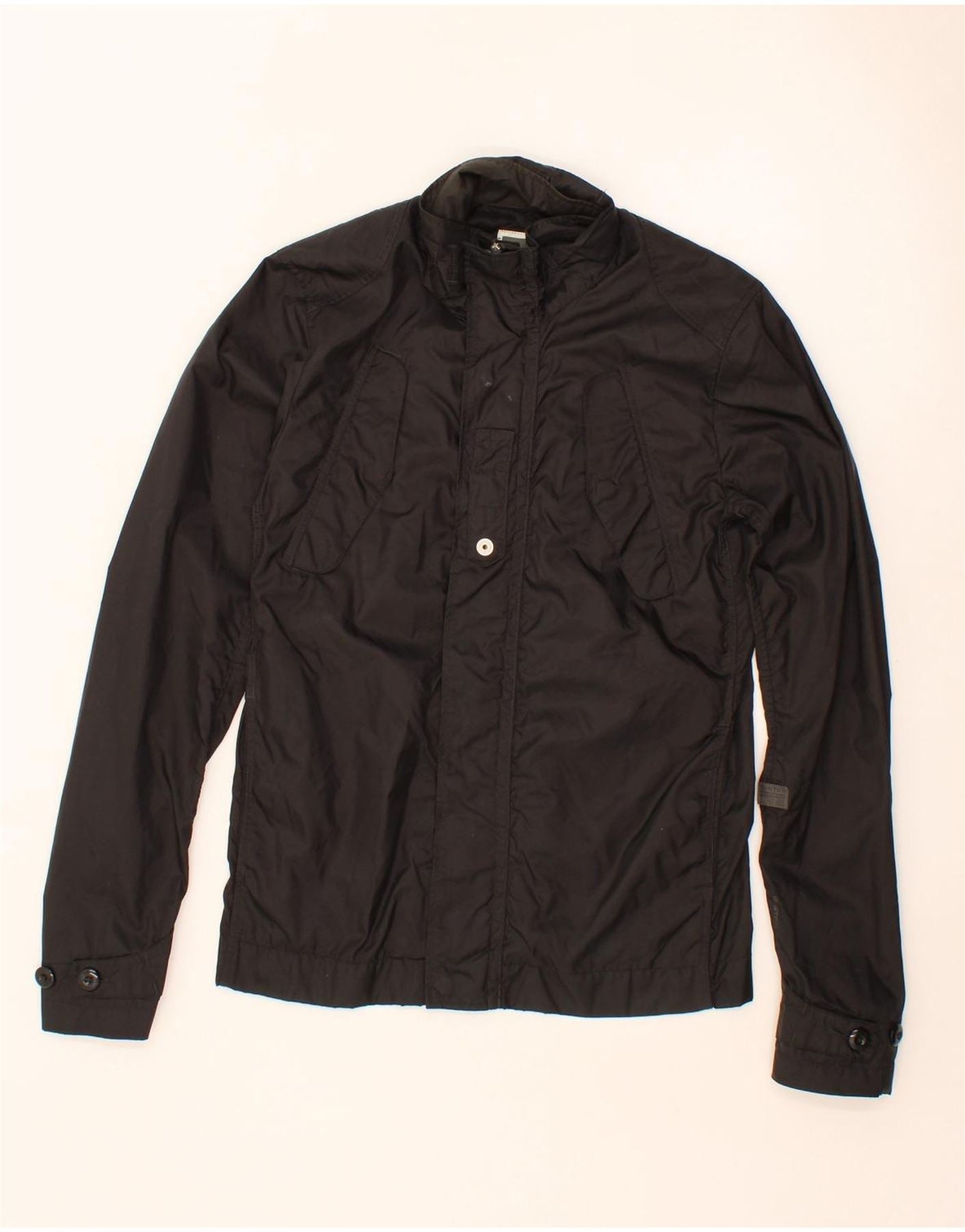 G-STAR Mens Bomber Jacket UK 36 Small Black Polyamide Vintage G-Star and Second-Hand G-Star from Messina Hembry