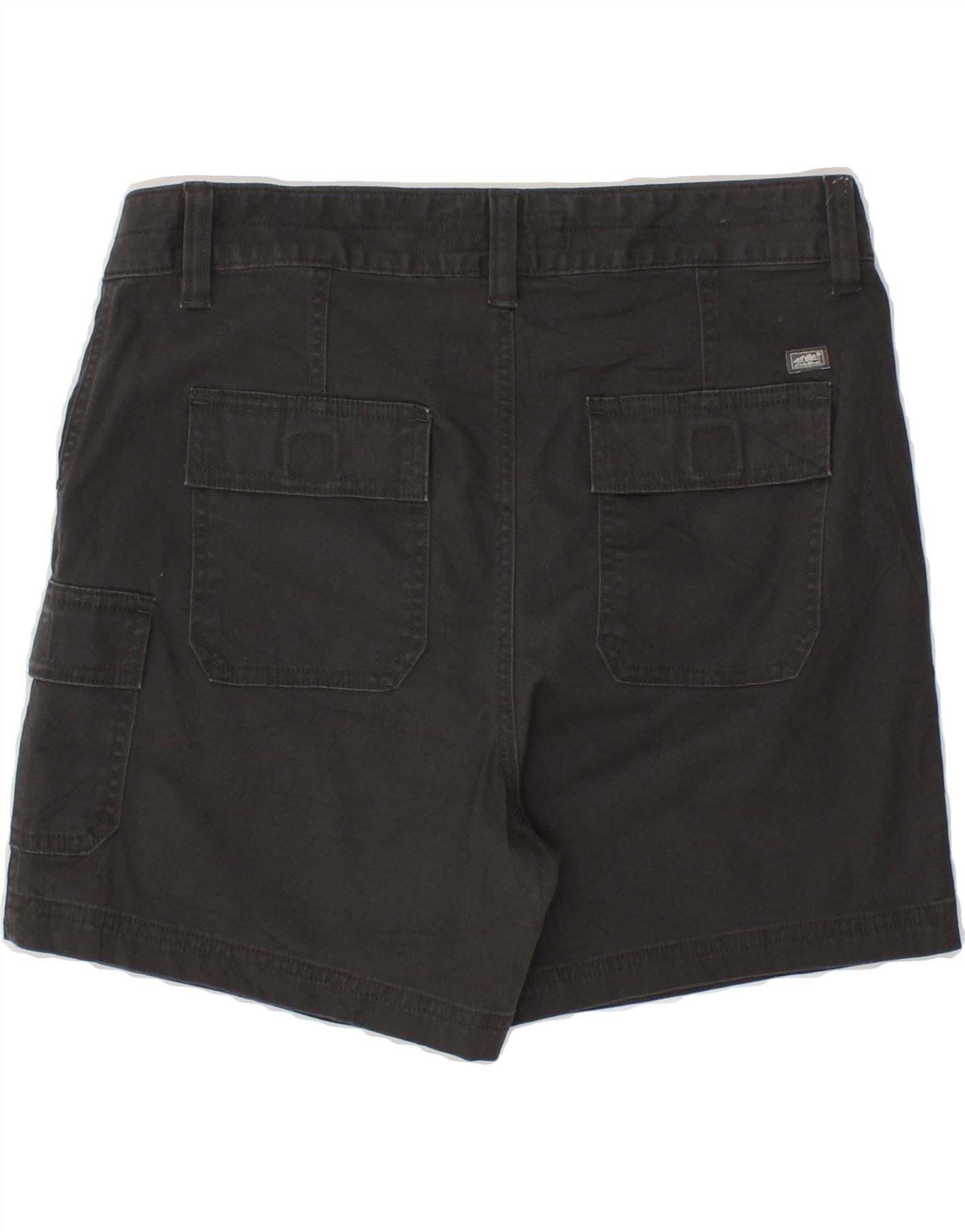 EDDIE BAUER Womens Cargo Shorts US 8 Medium W32 Grey Cotton Vintage Eddie Bauer and Second-Hand Eddie Bauer from Messina Hembry