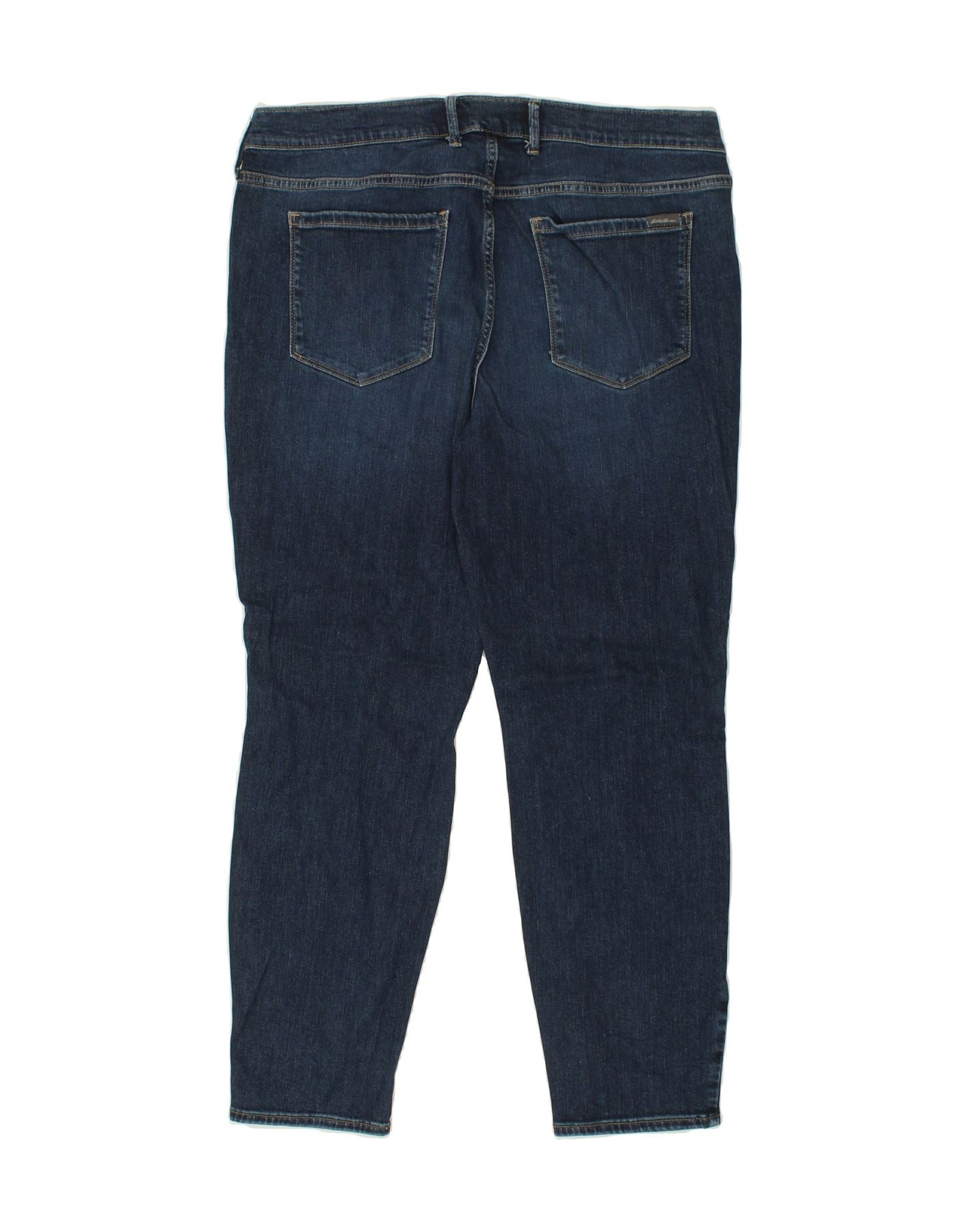 EDDIE BAUER Womens Skinny Jeans US 16 XL W38 L27 Navy Blue Cotton Vintage Eddie Bauer and Second-Hand Eddie Bauer from Messina Hembry