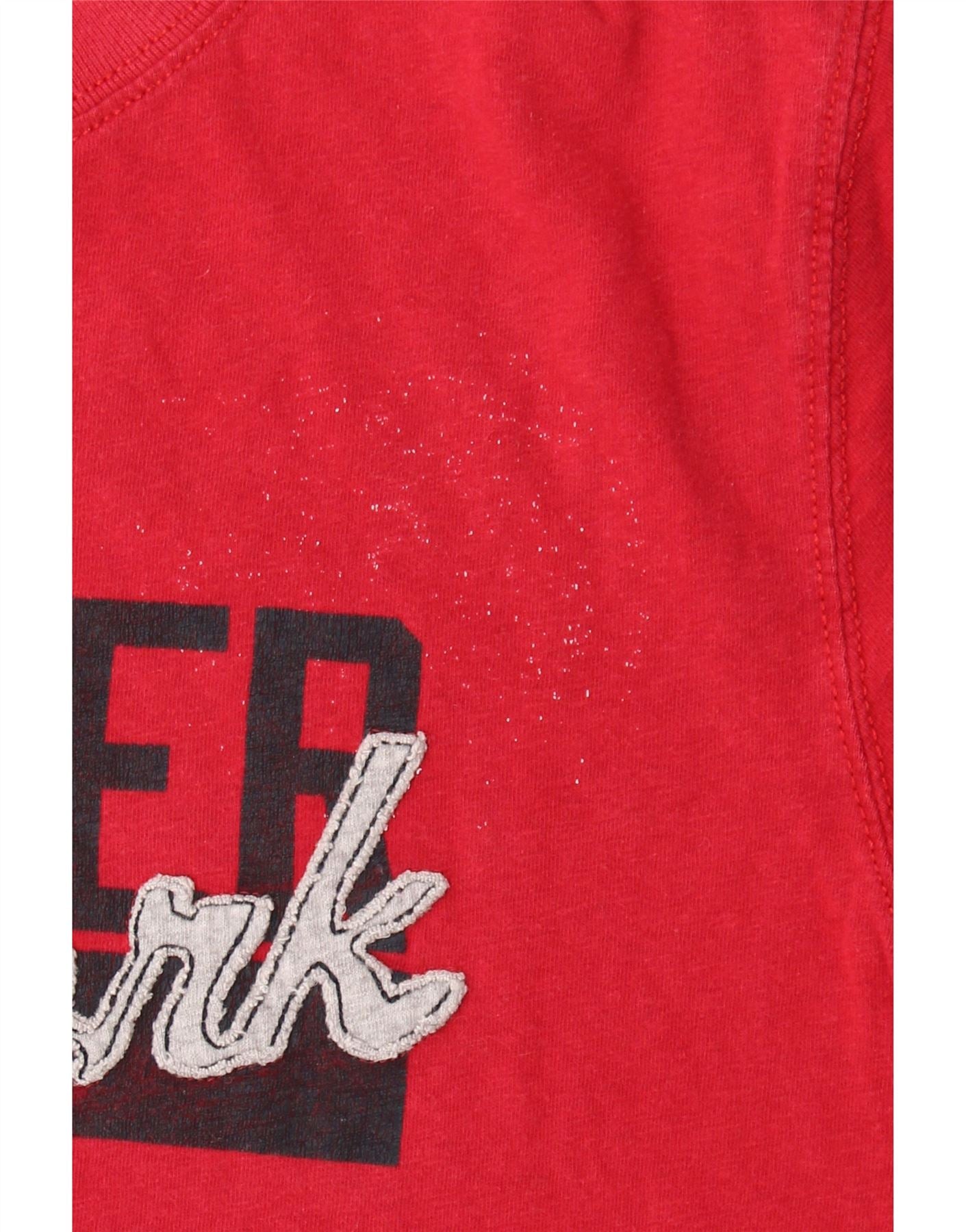 TOMMY HILFIGER Mens Vintage Fit Graphic T-Shirt Top Medium Red Cotton Vintage Tommy Hilfiger and Second-Hand Tommy Hilfiger from Messina Hembry