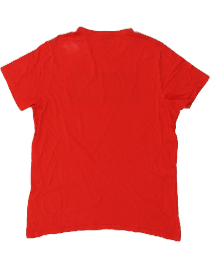 PUMA Mens Graphic T-Shirt Top XL Red Cotton | Vintage Puma | Thrift | Second-Hand Puma | Used Clothing | Messina Hembry 