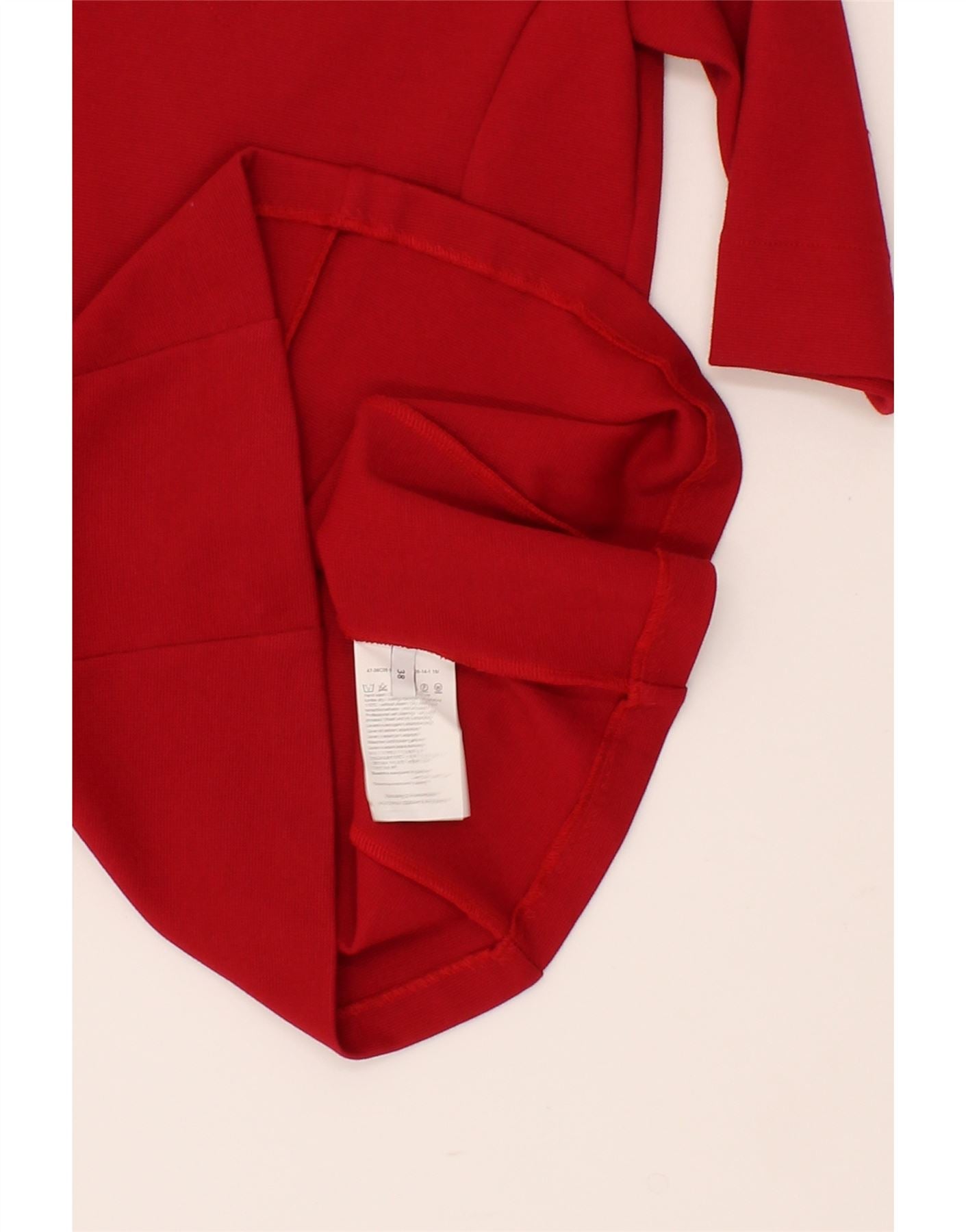 TRUSSARDI Womens Tunic Top IT 38 XS Red Viscose Vintage Trussardi and Second-Hand Trussardi from Messina Hembry