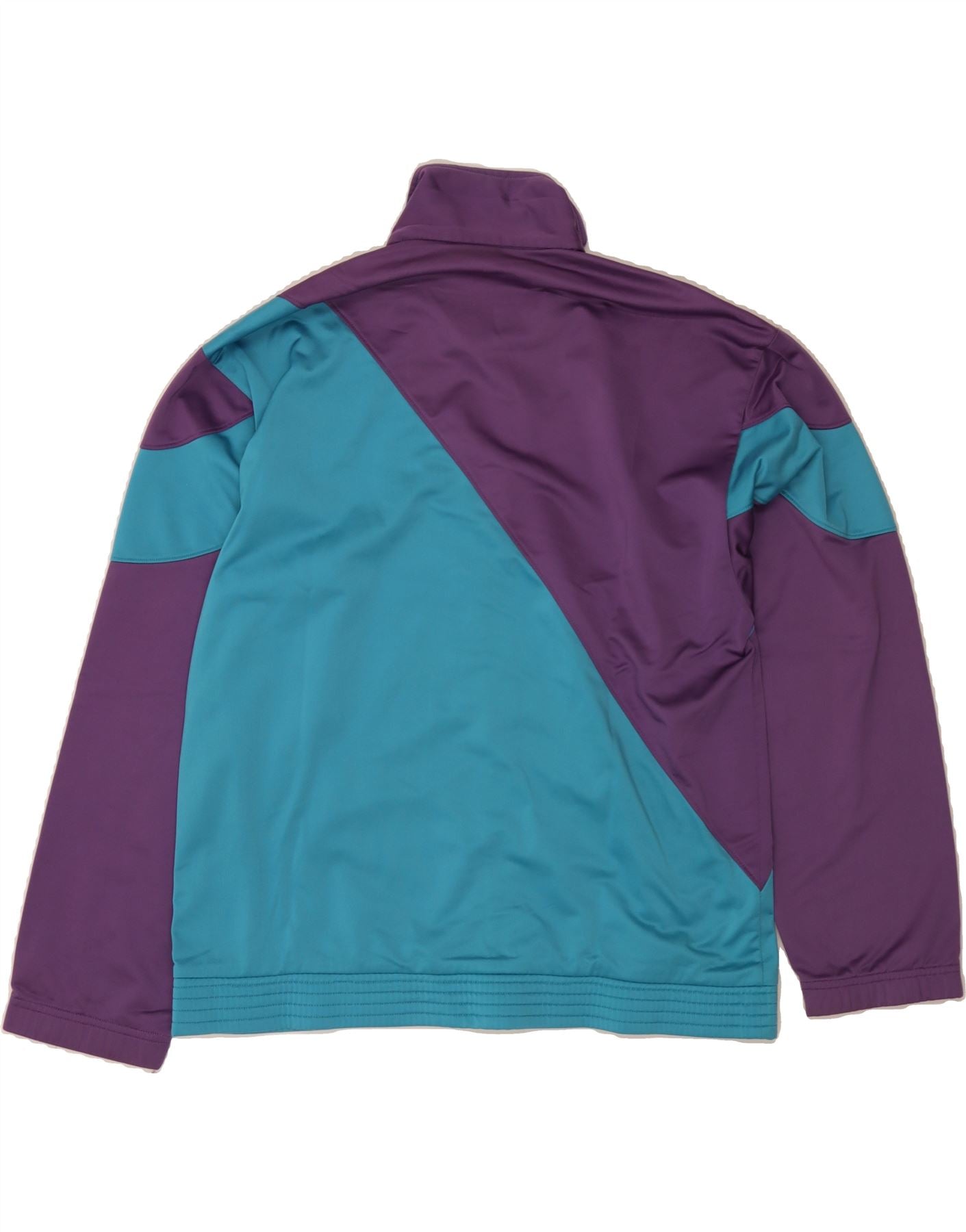 SERGIO TACCHINI Womens Full Tracksuit IT 50 XL  Blue Colourblock Vintage Sergio Tacchini and Second-Hand Sergio Tacchini from Messina Hembry