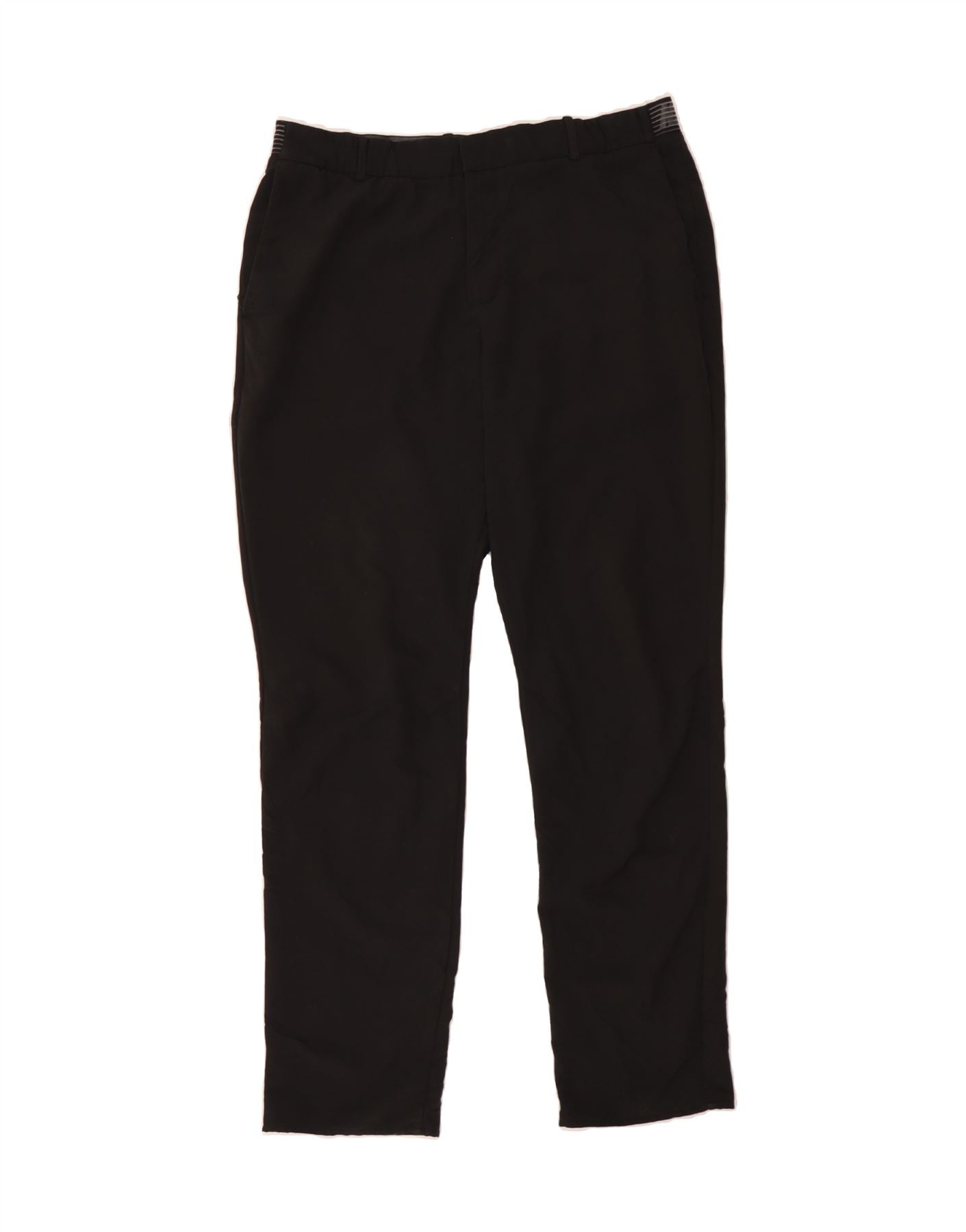 NIKE Mens Straight Chino Trousers W35 L32 Black Vintage Nike and Second-Hand Nike from Messina Hembry