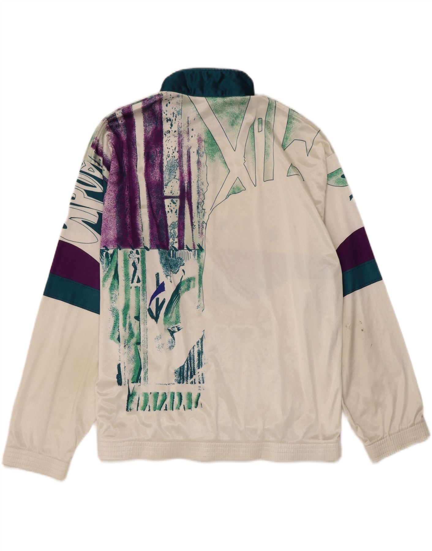 AUSTRALIAN L'ALPINA Mens Tracksuit Top Jacket IT 50 Medium White Vintage AUSTRALIAN L'ALPINA and Second-Hand AUSTRALIAN L'ALPINA from Messina Hembry