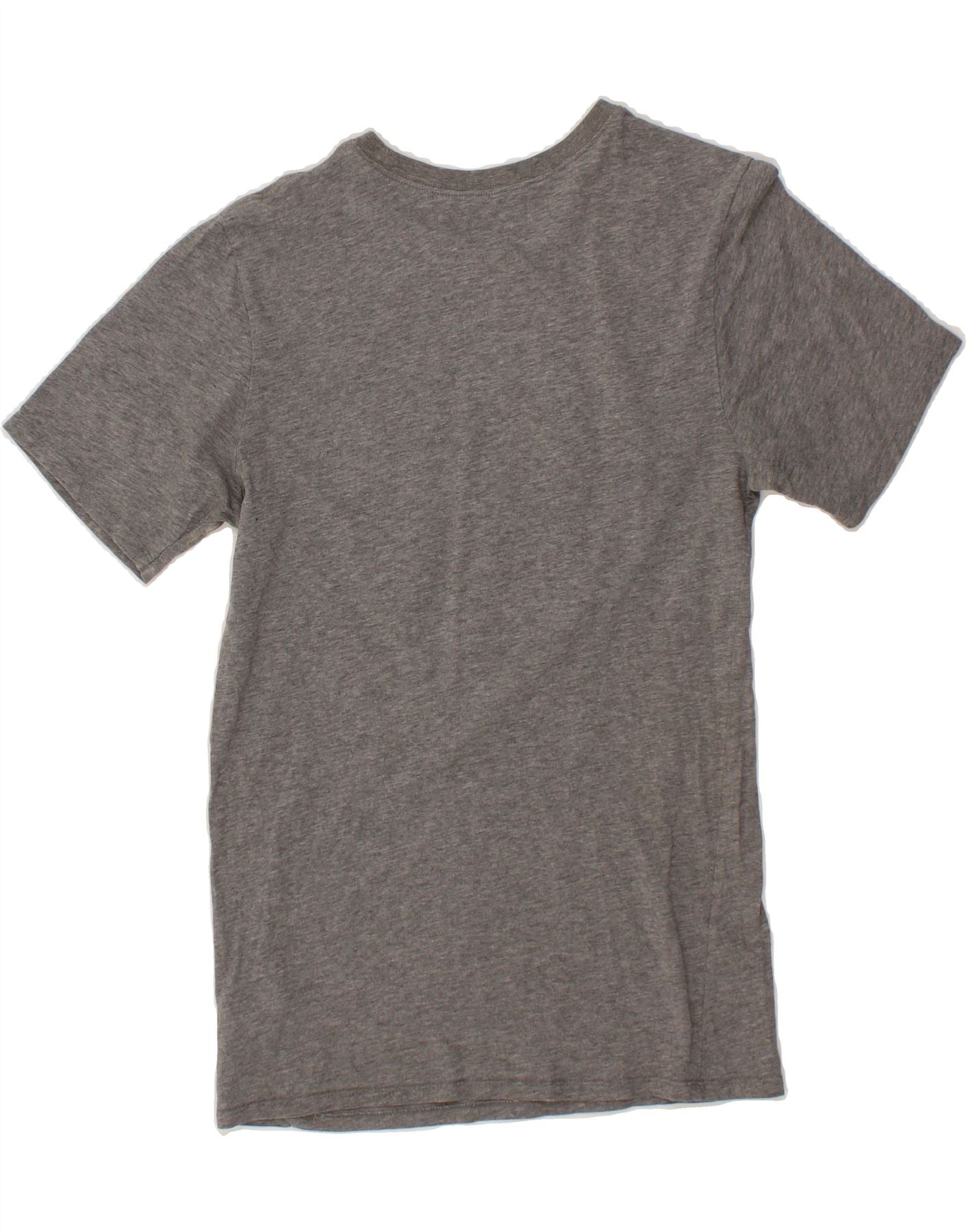 NIKE Mens Athletic Cut Graphic T-Shirt Top Small Grey Cotton Vintage Nike and Second-Hand Nike from Messina Hembry