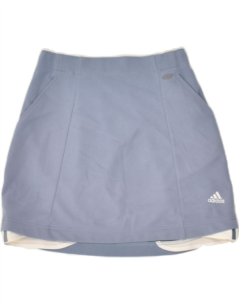 ADIDAS Girls Tennis Skirt 13-14 Years Blue Polyester | Vintage Adidas | Thrift | Second-Hand Adidas | Used Clothing | Messina Hembry 