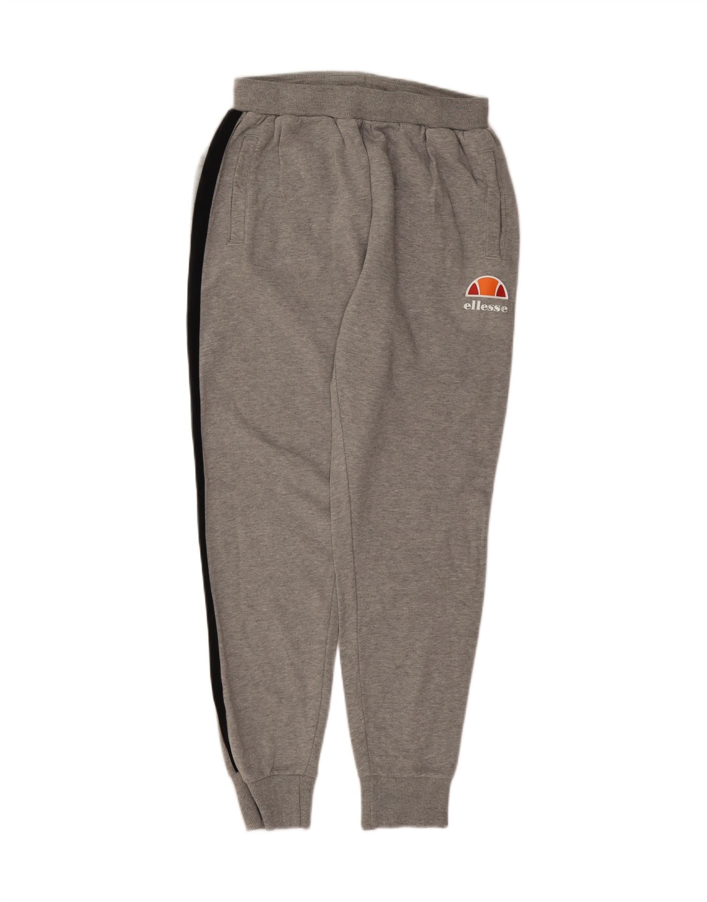 ELLESSE Mens Tracksuit Trousers Joggers Small  Grey Cotton Vintage Ellesse and Second-Hand Ellesse from Messina Hembry