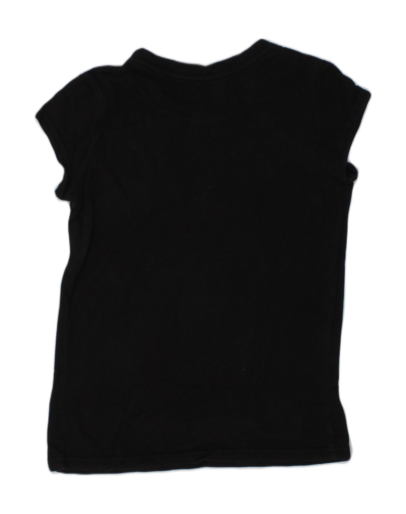 LEVI'S Girls Graphic T-Shirt Top 8-9 Years Small Black Cotton | Vintage Levi's | Thrift | Second-Hand Levi's | Used Clothing | Messina Hembry