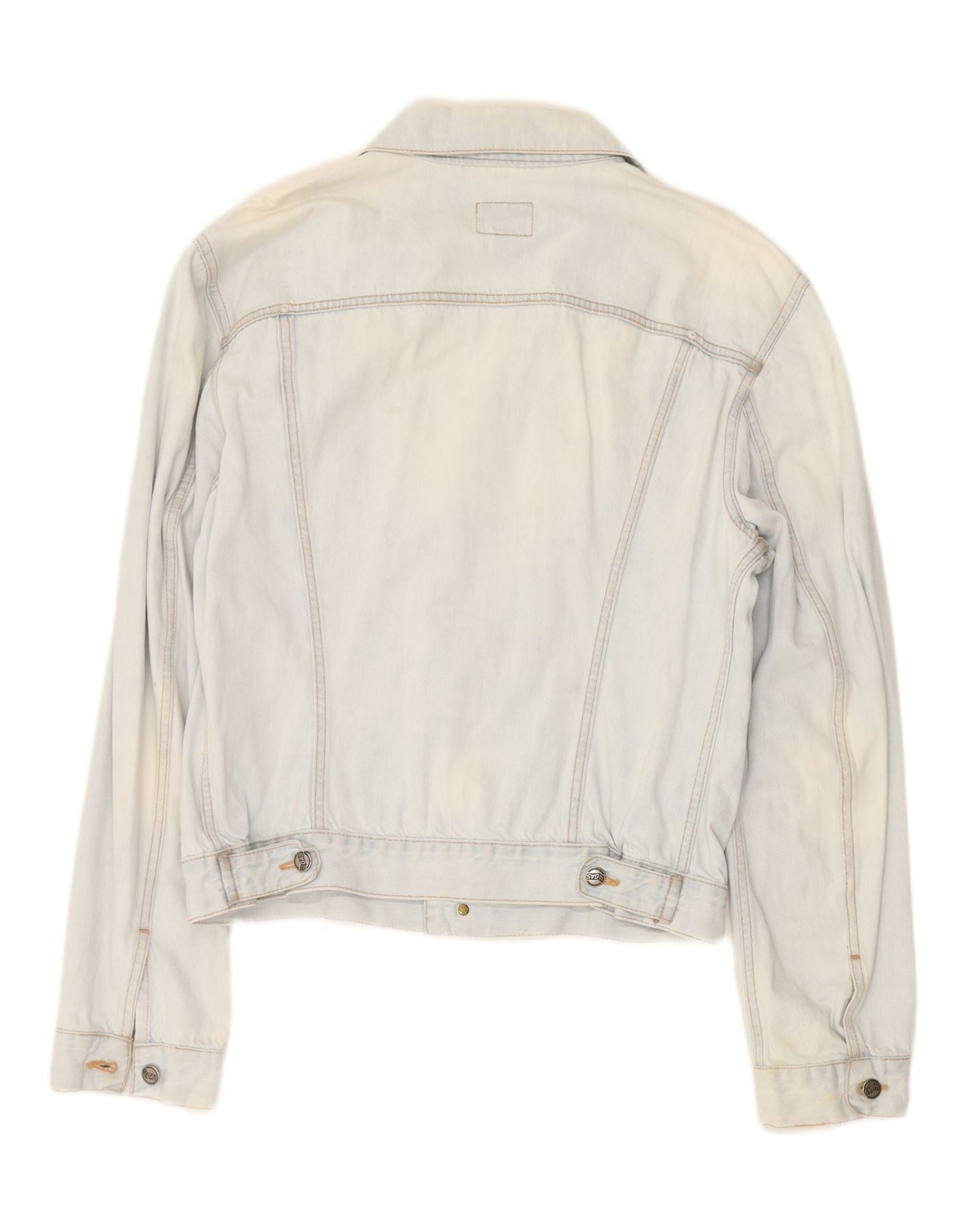 GAS Mens Street Mood Denim Jacket UK 44 2XL Blue Cotton Vintage Gas and Second-Hand Gas from Messina Hembry
