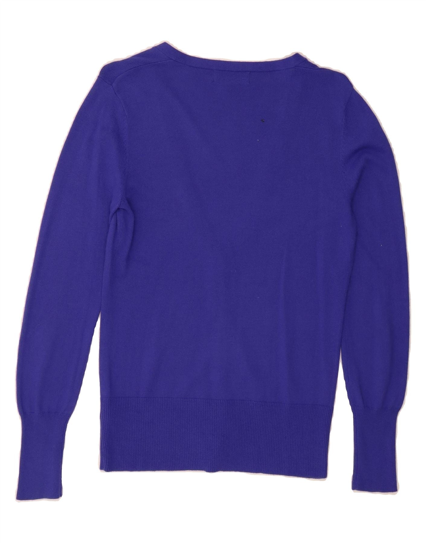 MOSSIMO Womens Cardigan Sweater UK 6 XS Blue Nylon Vintage Mossimo and Second-Hand Mossimo from Messina Hembry